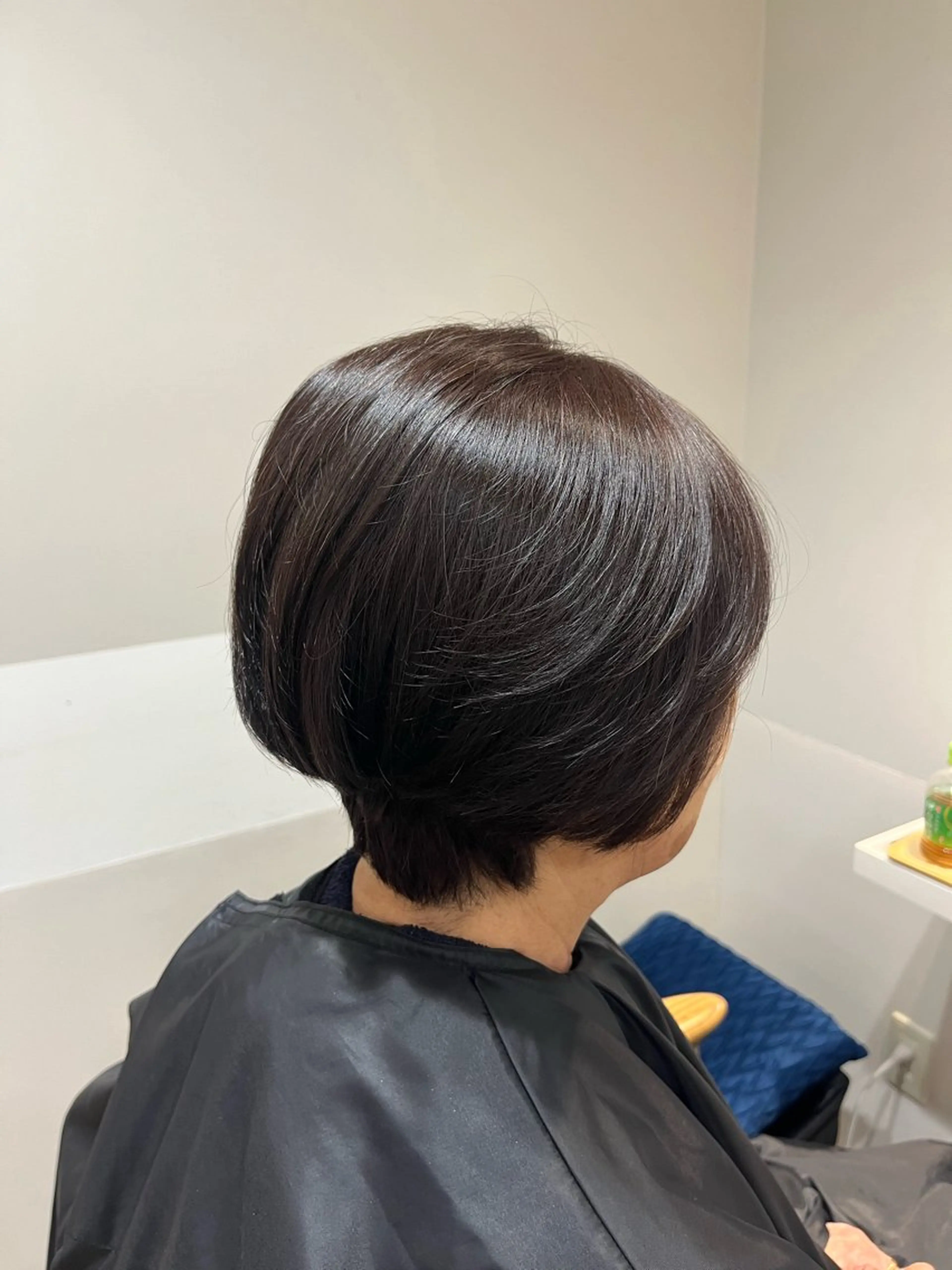 ショート カラー ブラウンカラー ナチュラルブラウン 小鴨 美佳のヘアスタイル
