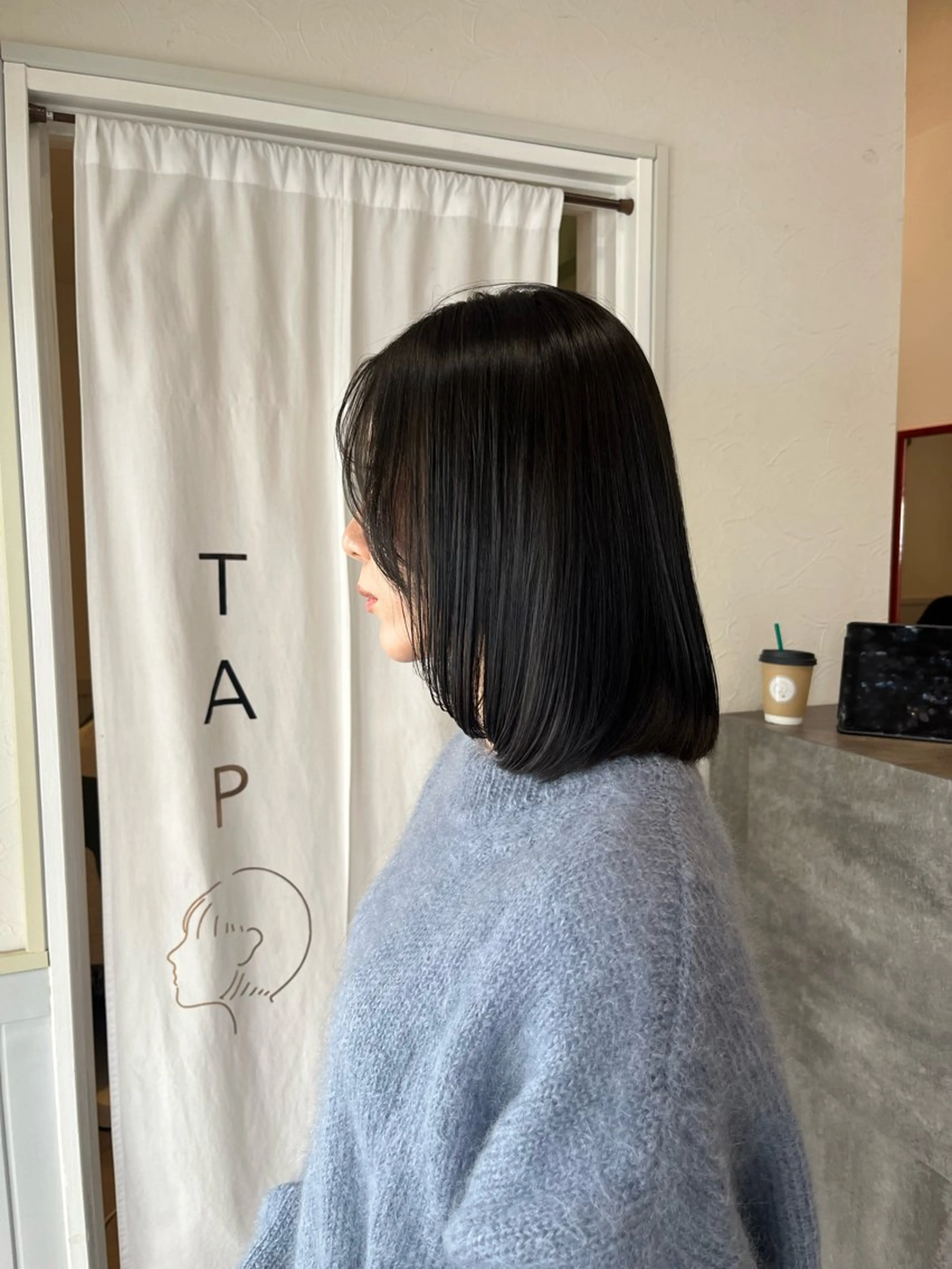 セミロング カット ヘアカラー トリートメント 金沢市/美容師/ 岡島由希美のマツエク・マツパデザイン