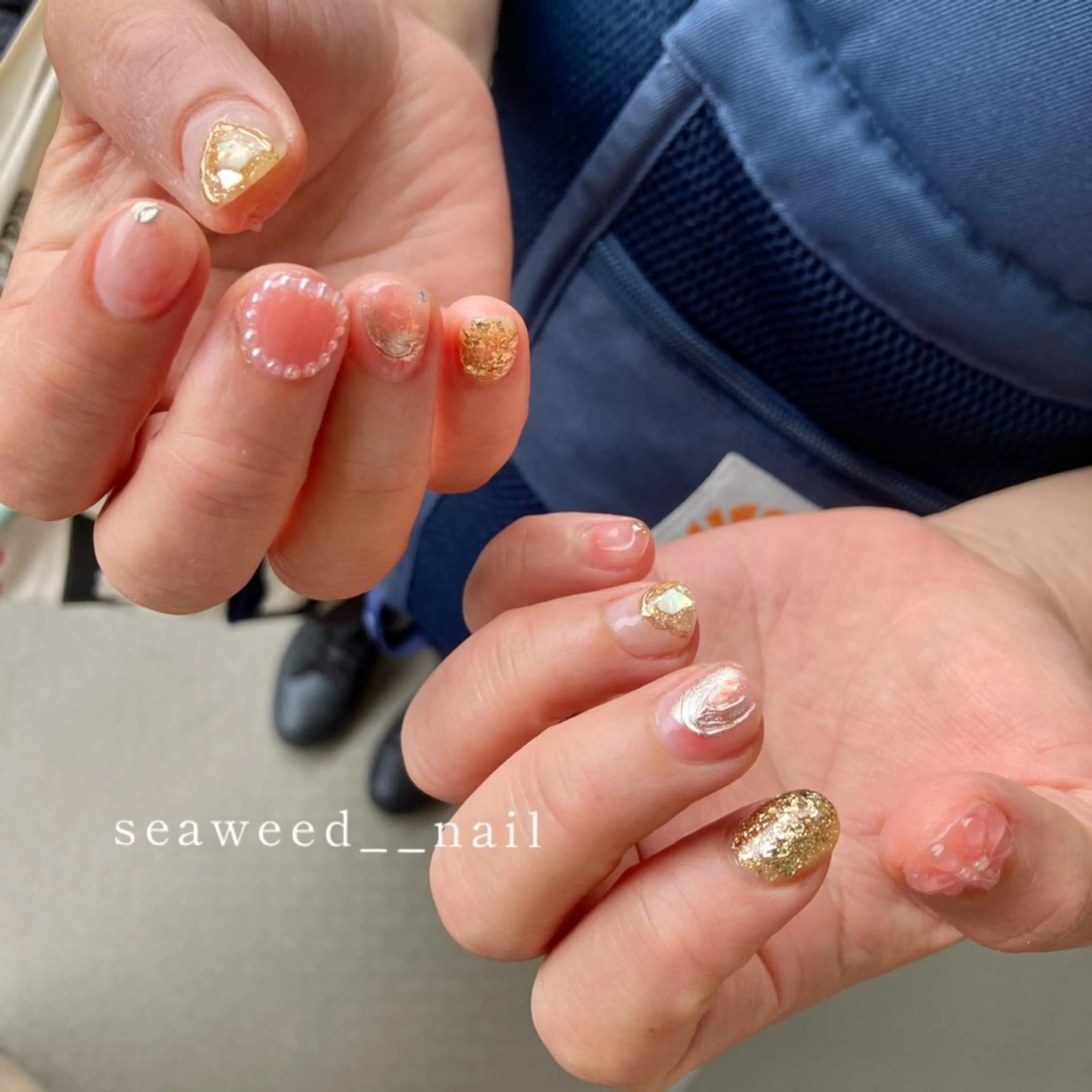 ネイル ハンドネイル seaweed nailのネイルデザイン
