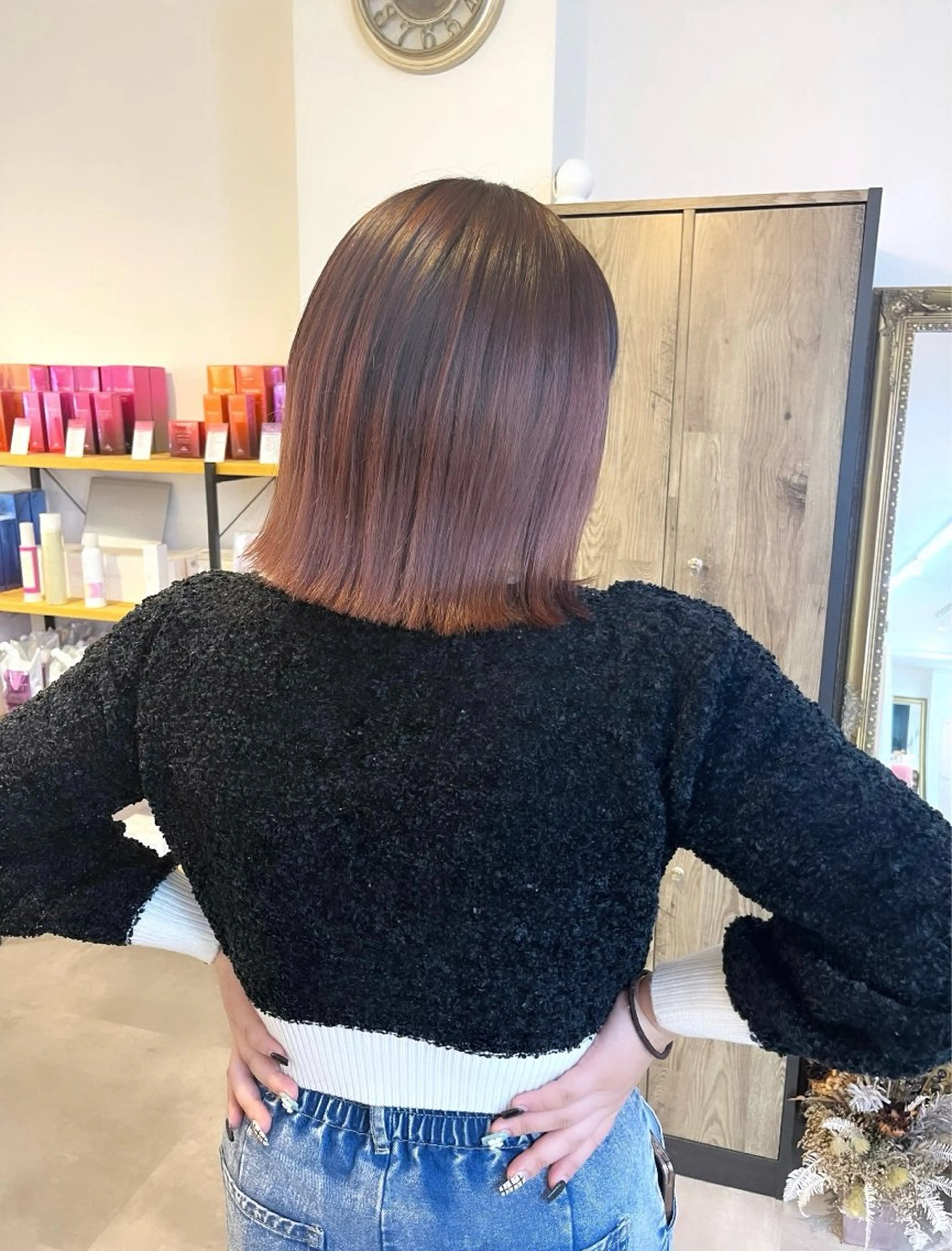 ミディアム ヘアカラー トリートメント 当日予約◎ risaのヘアスタイル