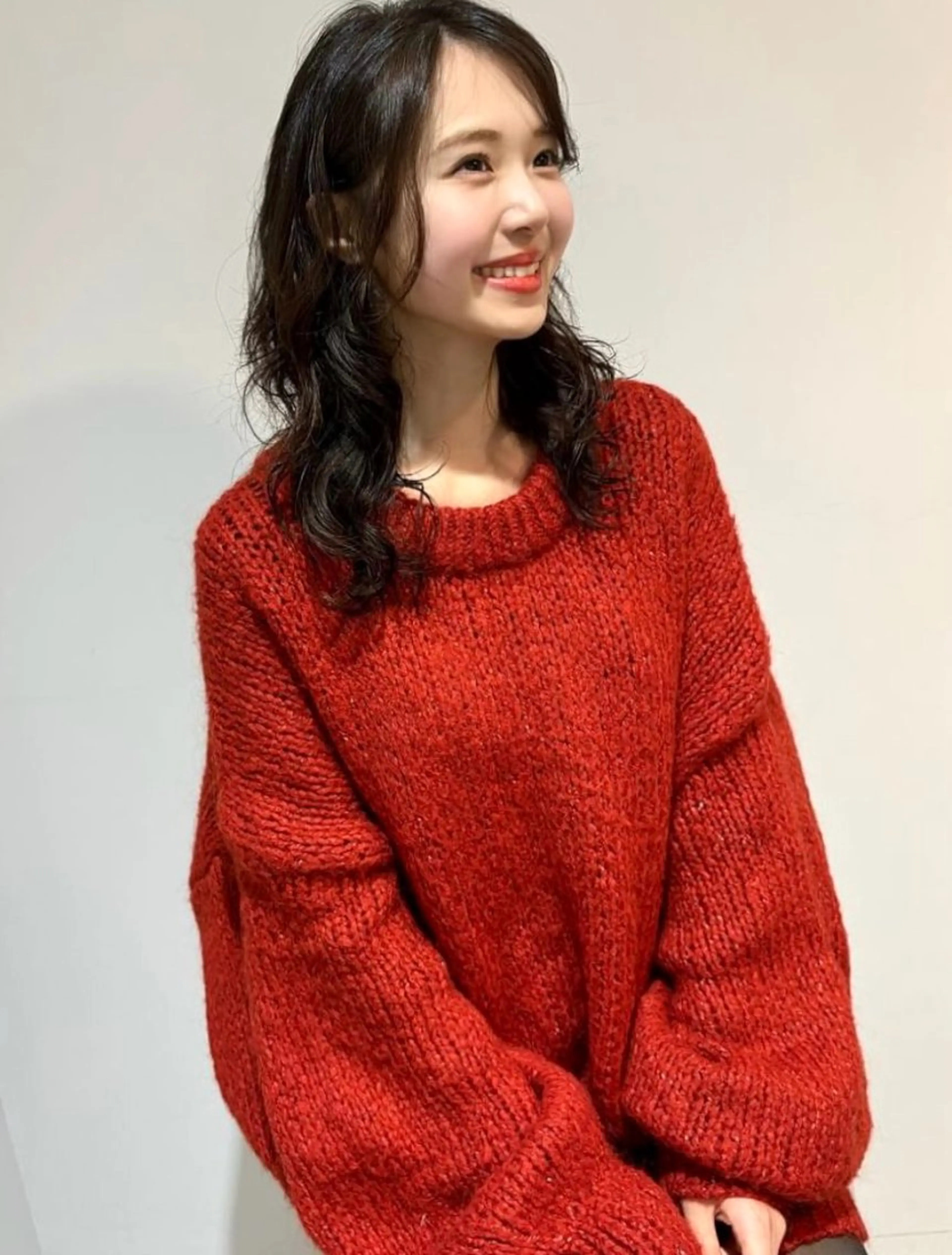 ミディアム カラー パーマ パーソナルカラー合わ せたカラー🤍なつみのヘアスタイル