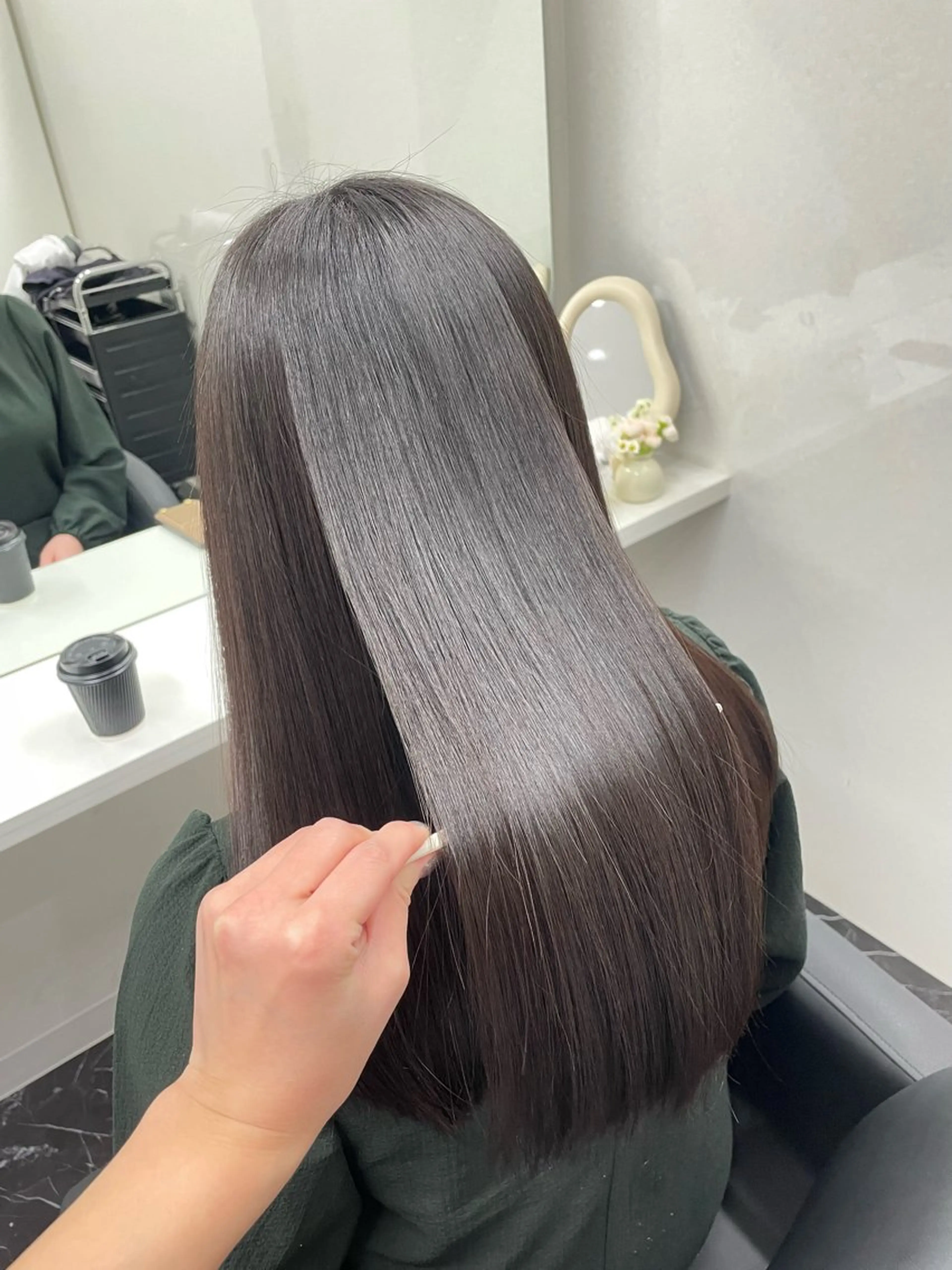 ロング ロング トリートメント Blue所属・韓国ヘア🇰🇷 りさのヘアスタイル