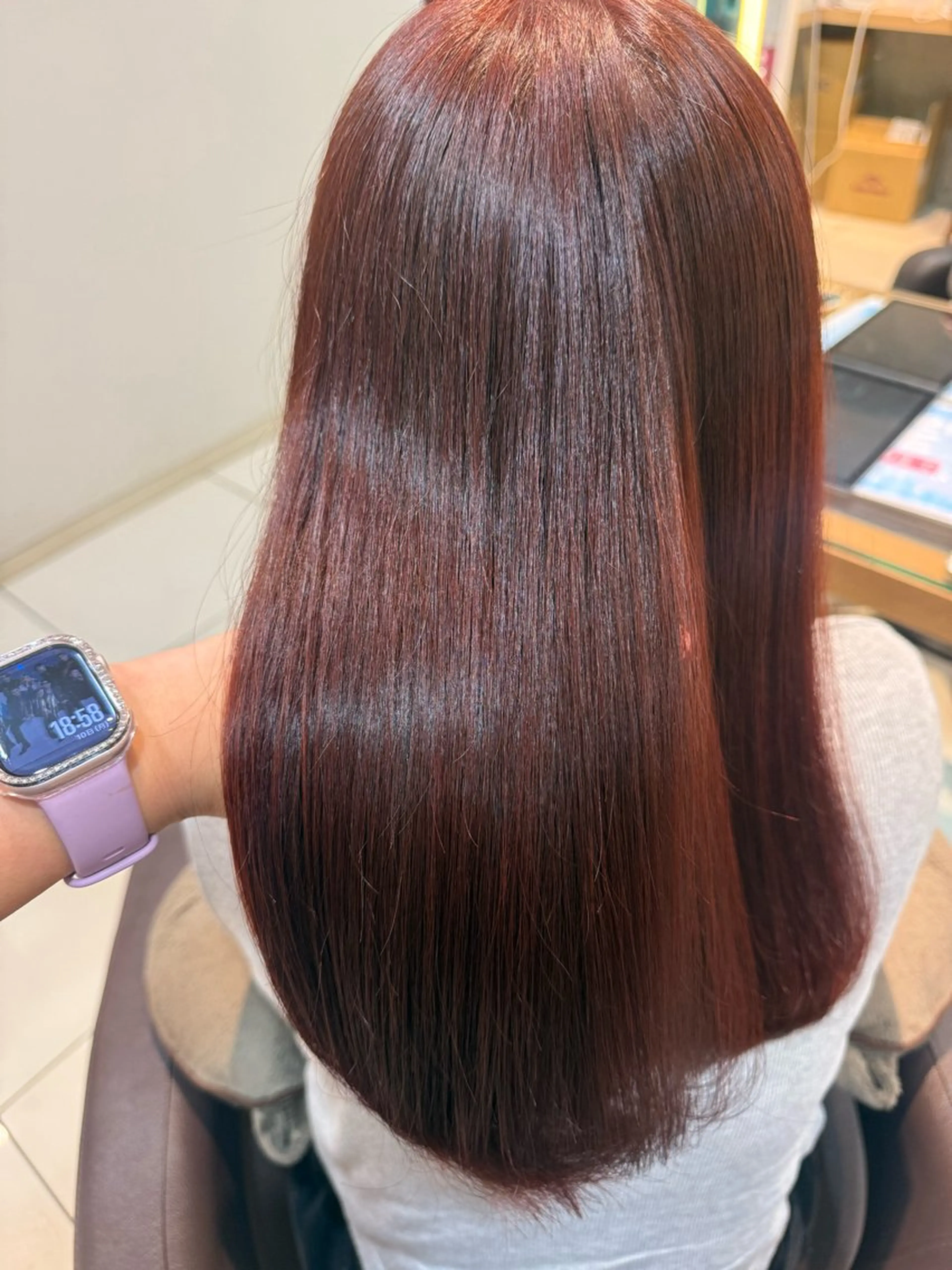 🌸🎀🩷ふんわり似合わせカット+うる艶カラー+2STEPトリートメント✨️🌸🎀🩷の写真