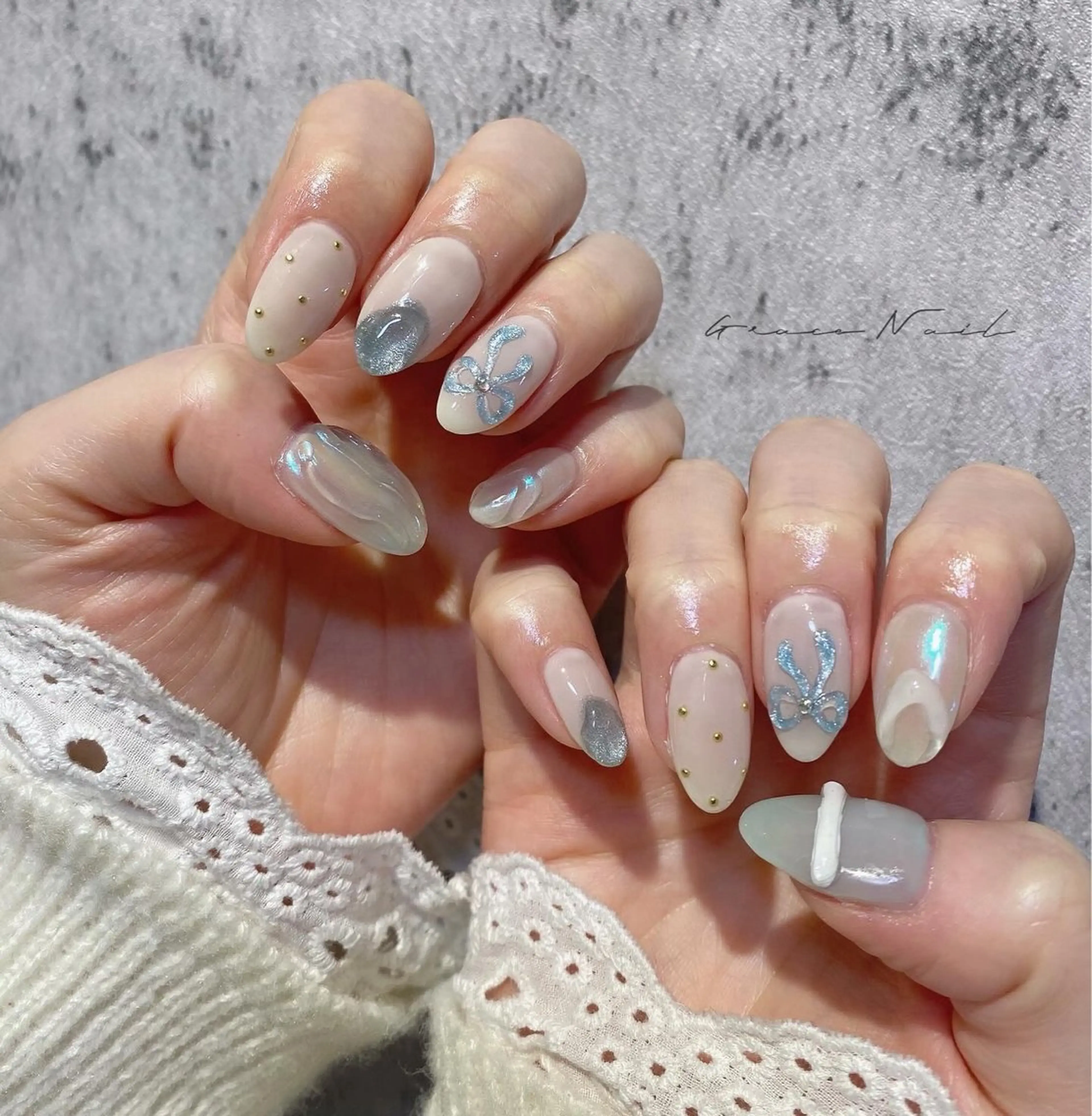 ネイル ハンドネイル ☆*｡Grace Nail｡*☆のネイルデザイン