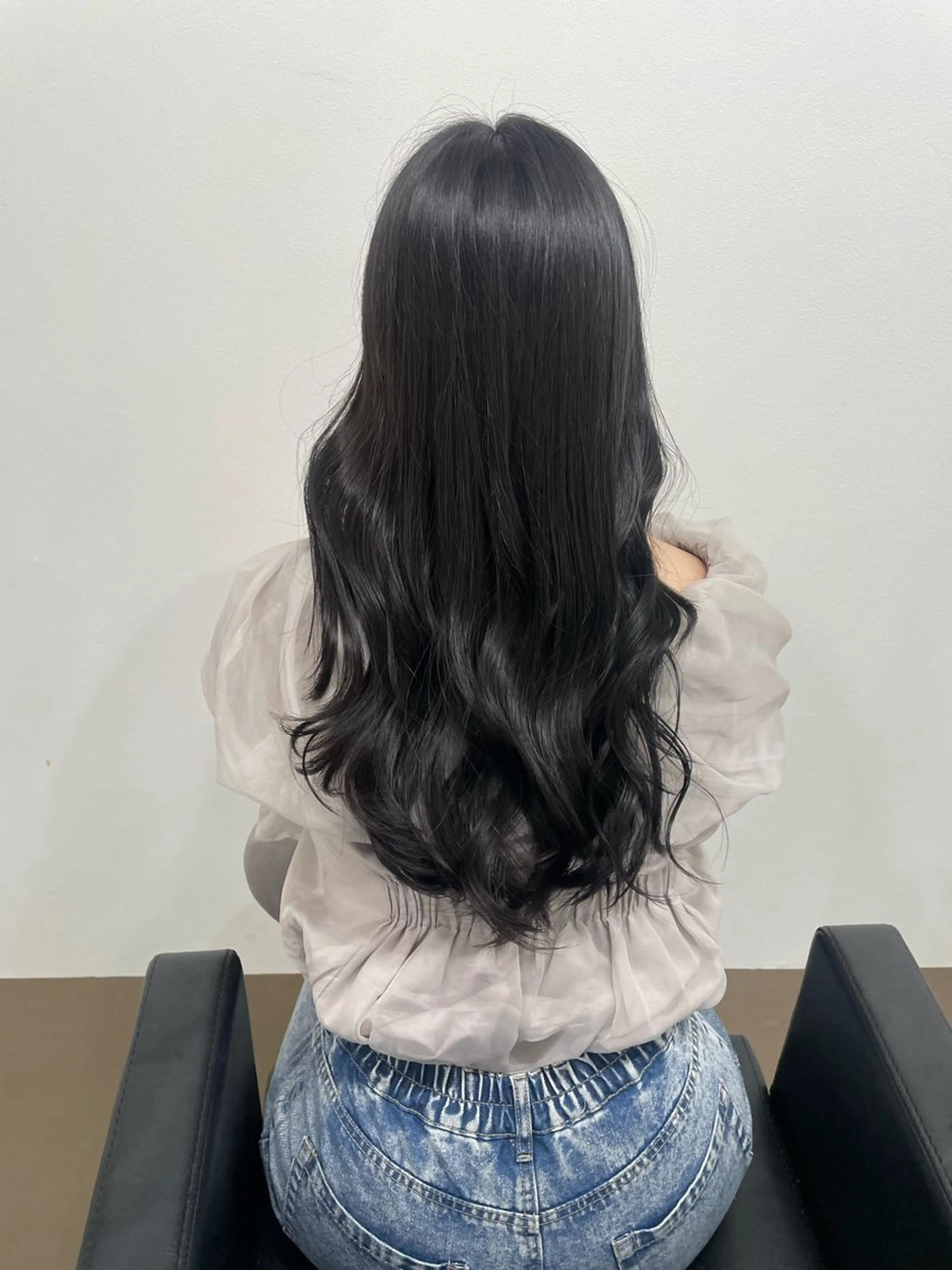 ロング 川元 春奈のヘアスタイル