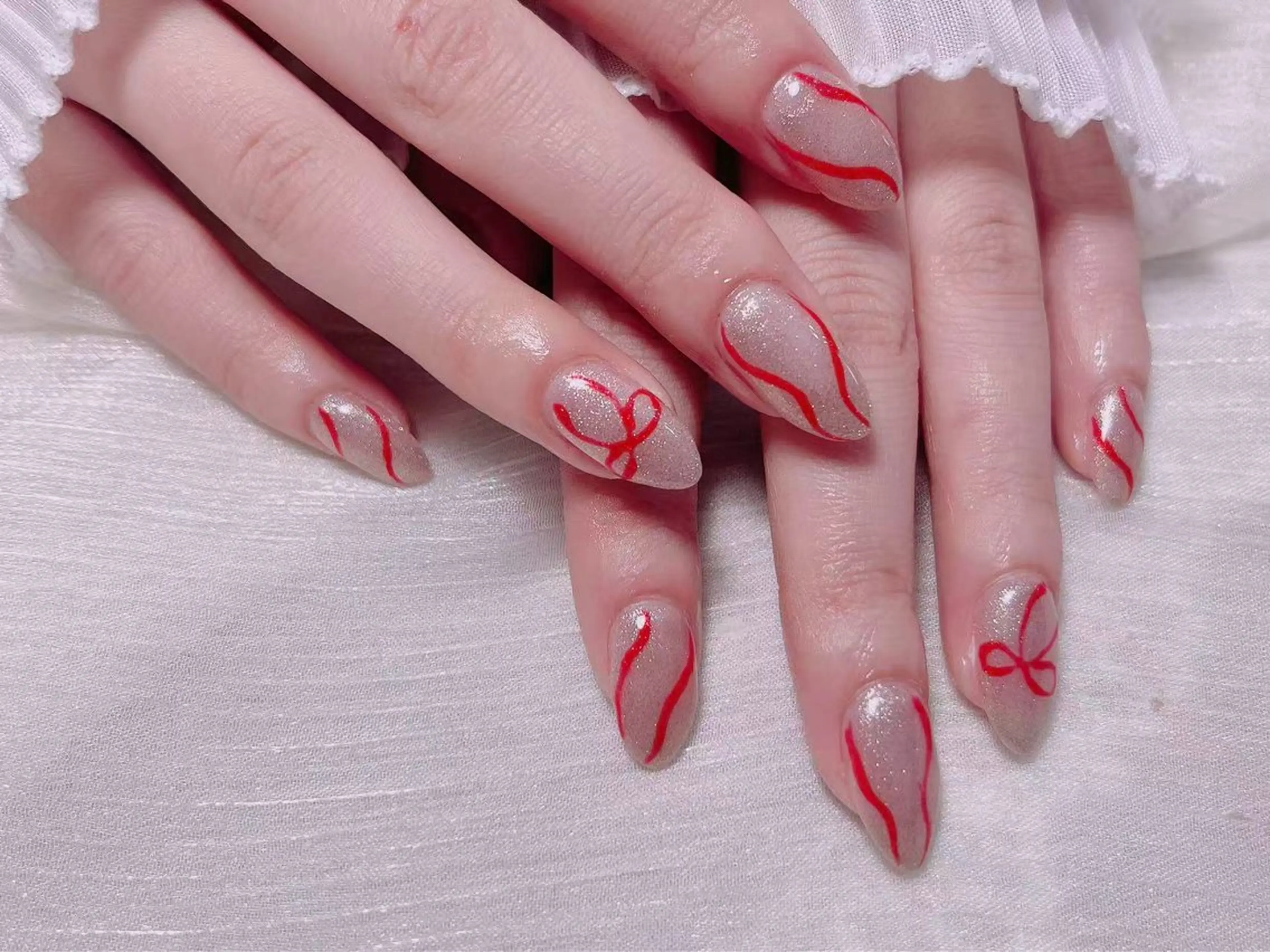 🦋120分シンプル持ち込みデザイン10本❣️ソフトジェルオフ込みの写真