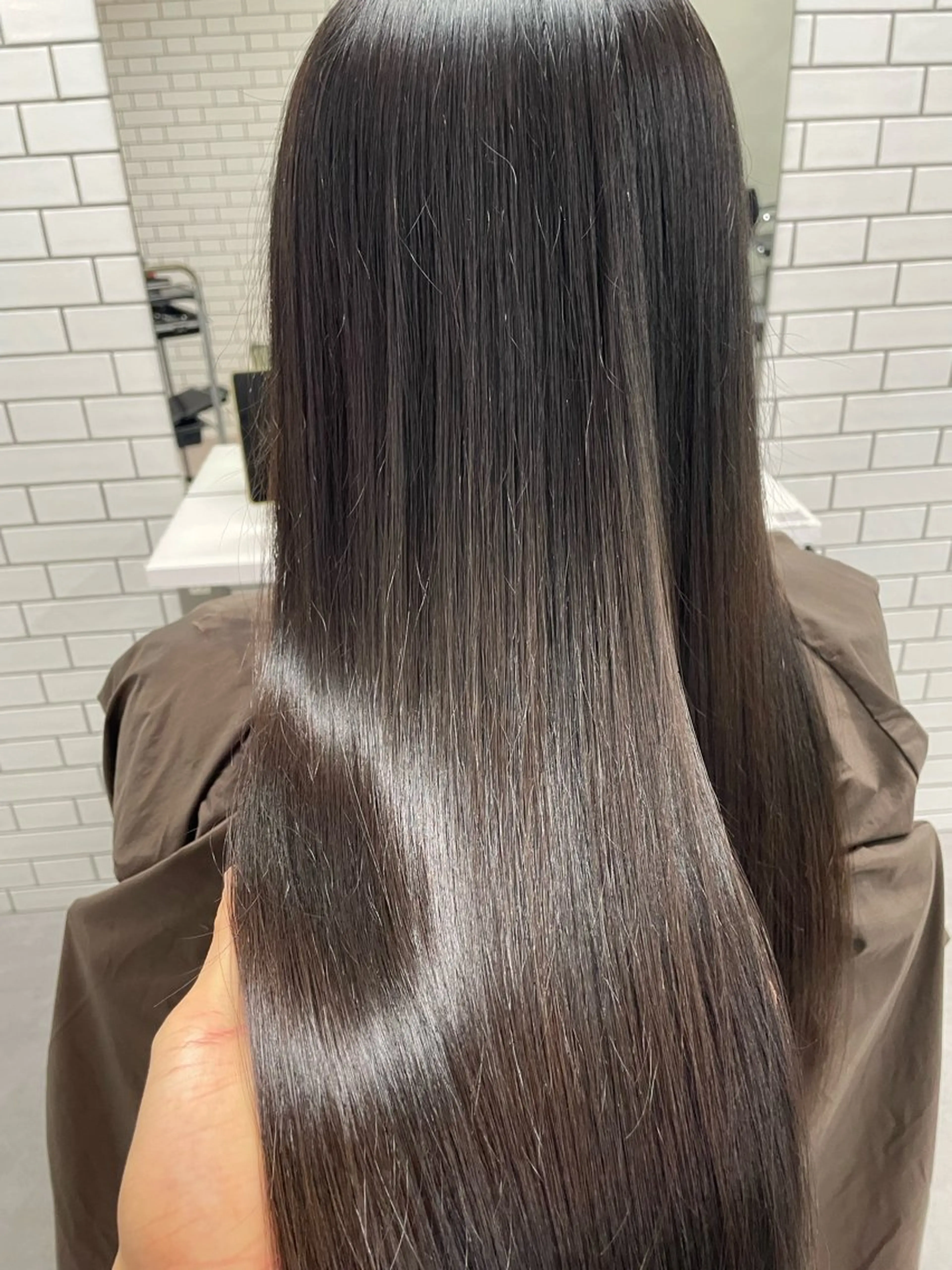 ロング カラー ブラウンカラー 髪質改善 Bob &髪質改善 NEMOTOのヘアスタイル