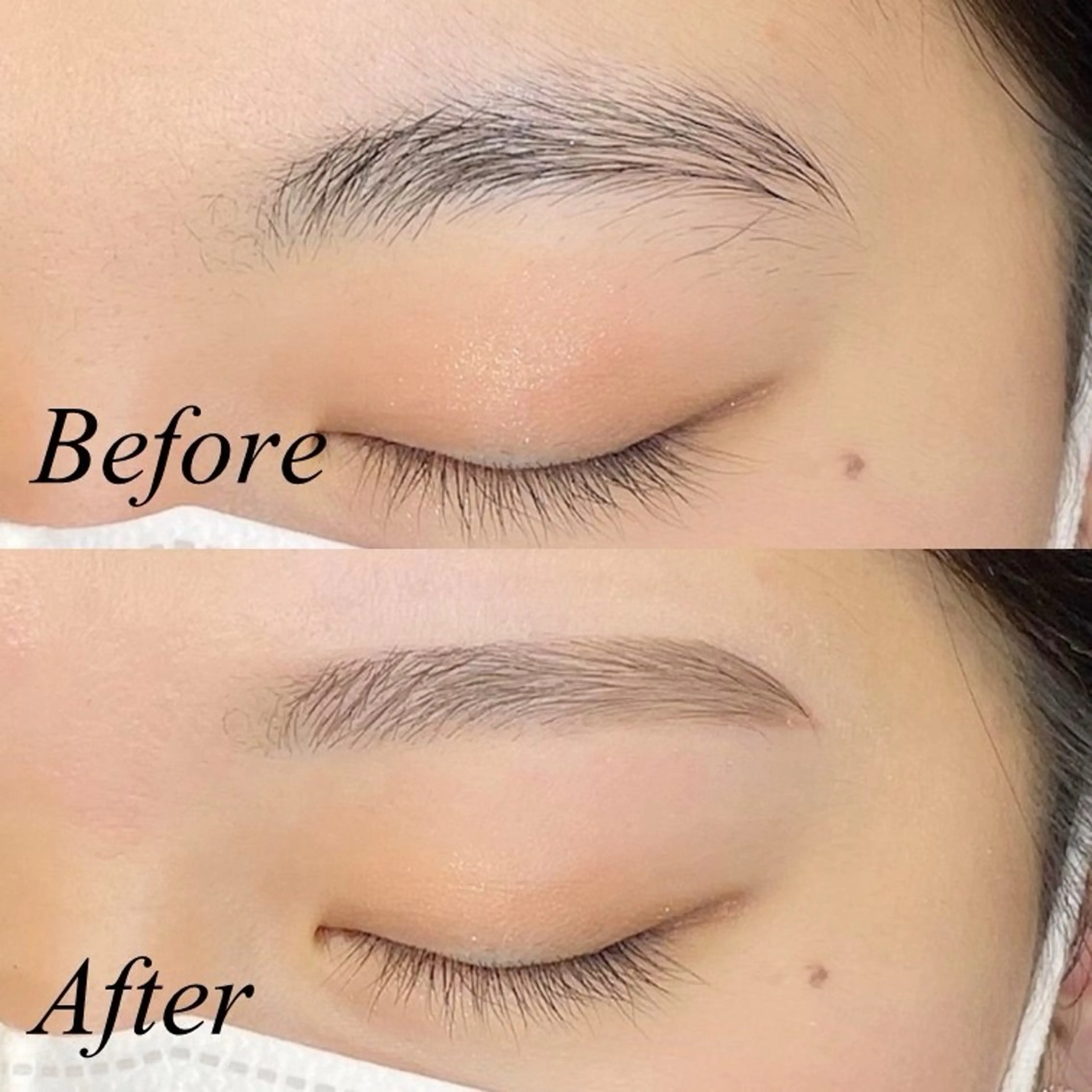 学割U24🎓《ナチュラル眉🌱》美眉アイブロウWAX＋間引き (メイク込) ¥4700の写真