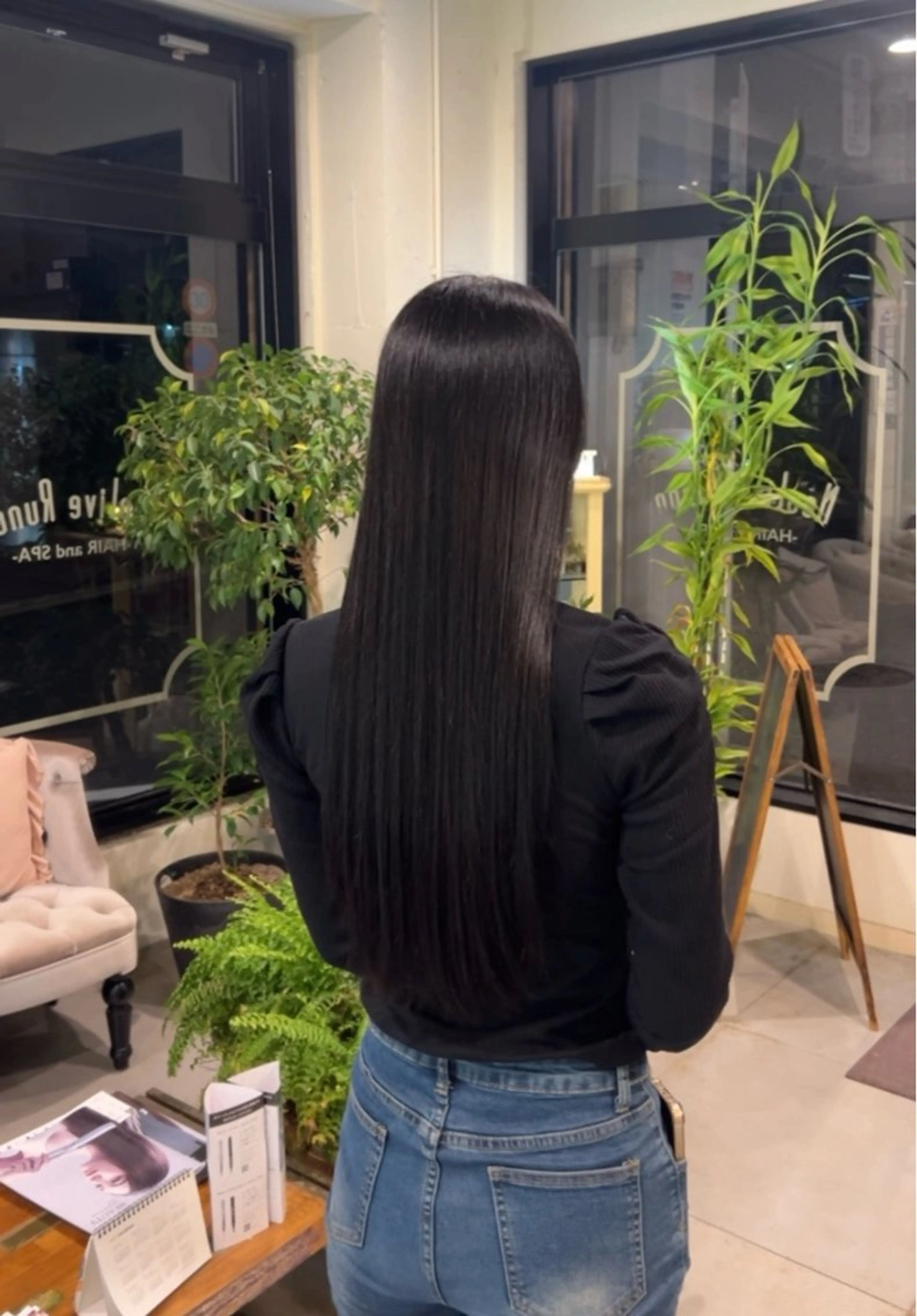 ロング カラー ヘアカラー トリートメント 🫐 キナリ🫐のヘアスタイル
