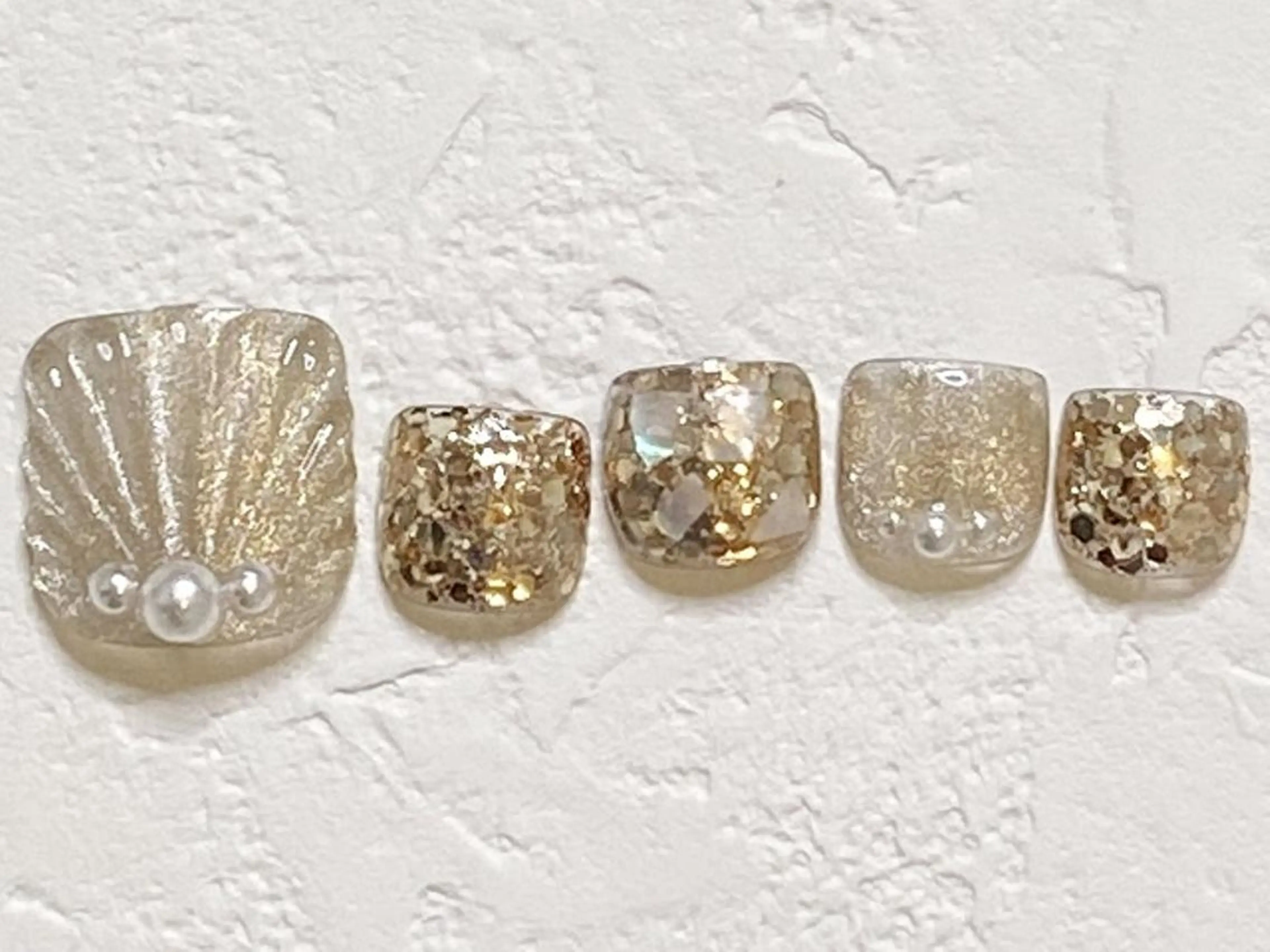 💖オフ込⭐️【FOOT】こだわり定額コース／凝ったフットネイル🪐の写真