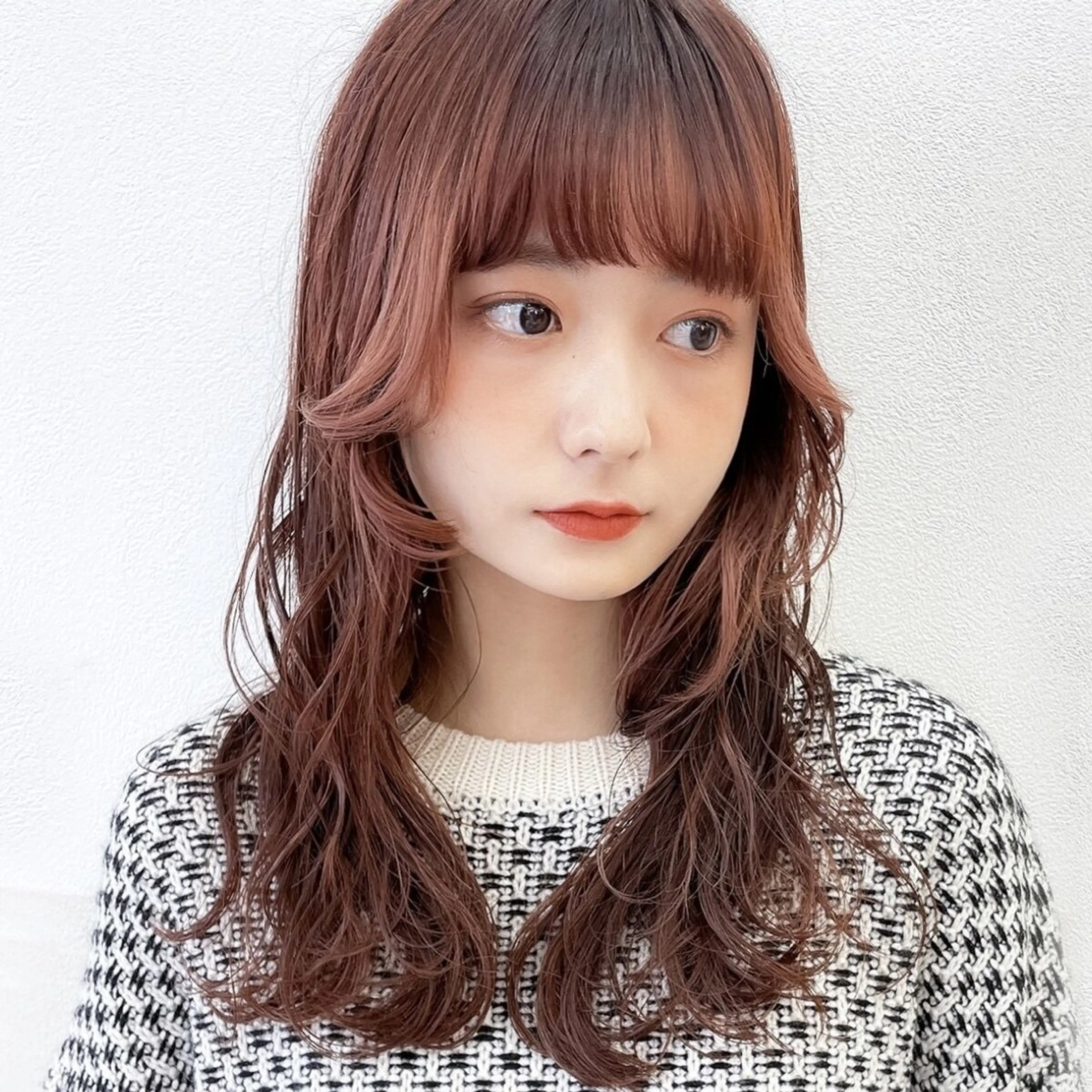 セミロング カラー 透明感カラー トリートメント ヘアカラー トリートメント CIEL  四条河原町所属・🧴カワバタ🧴 /暖色/髪質改善のヘアスタイル