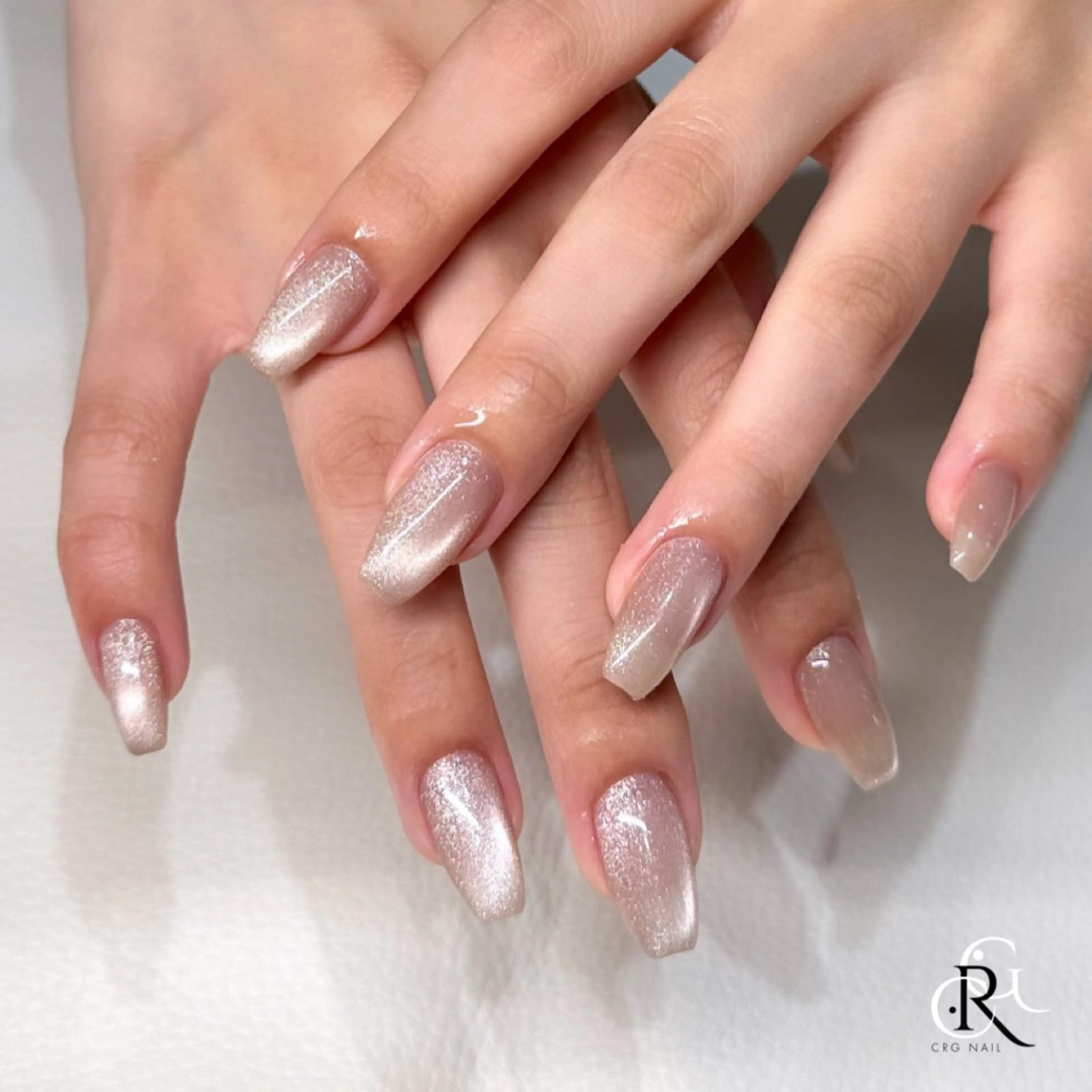 ネイル マグネットネイル ハンドネイル 美フォルム✨ CRG　RURIのネイルデザイン