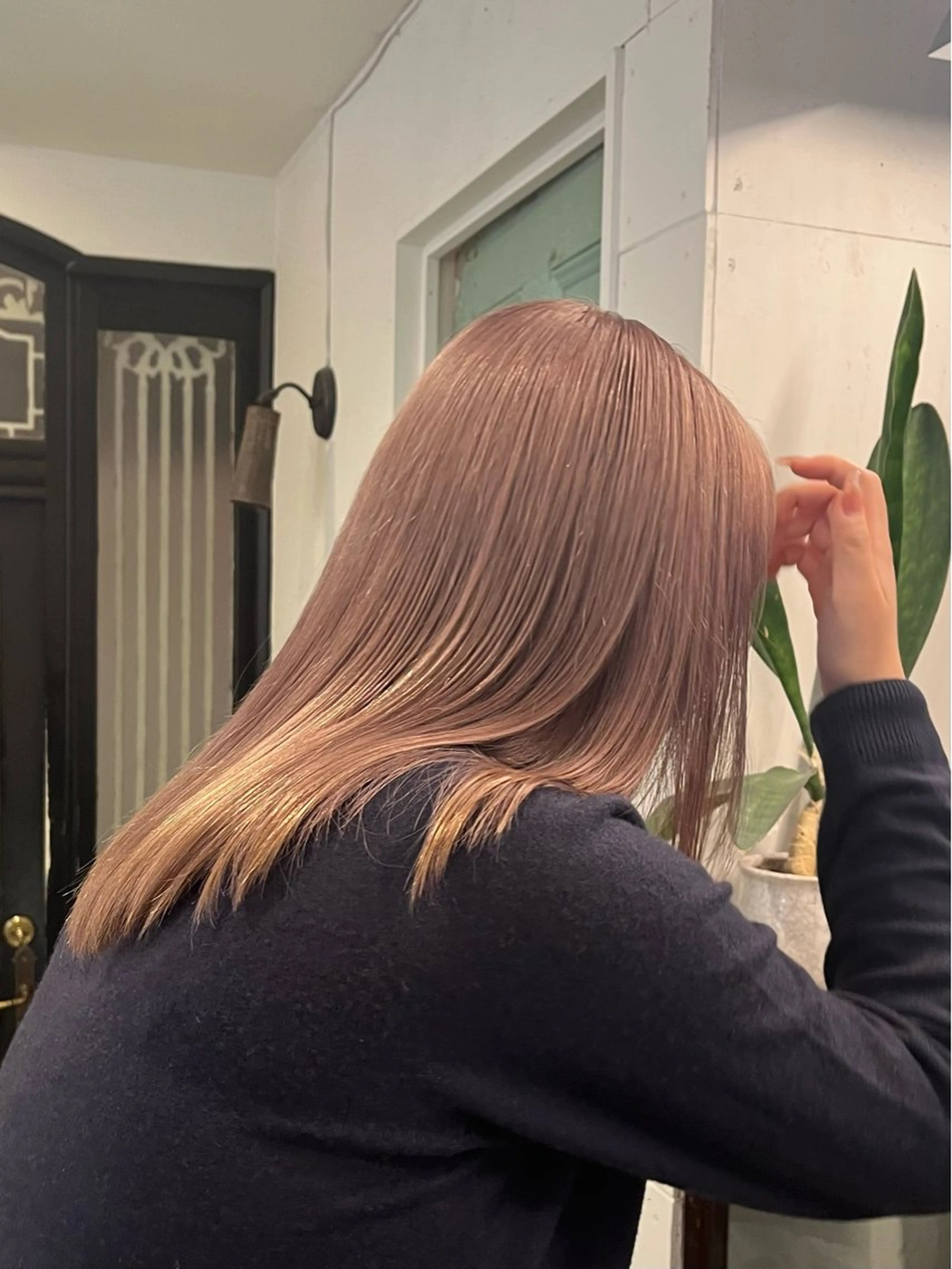 カラー ブリーチなし/透明感 /ショート/大世のヘアスタイル