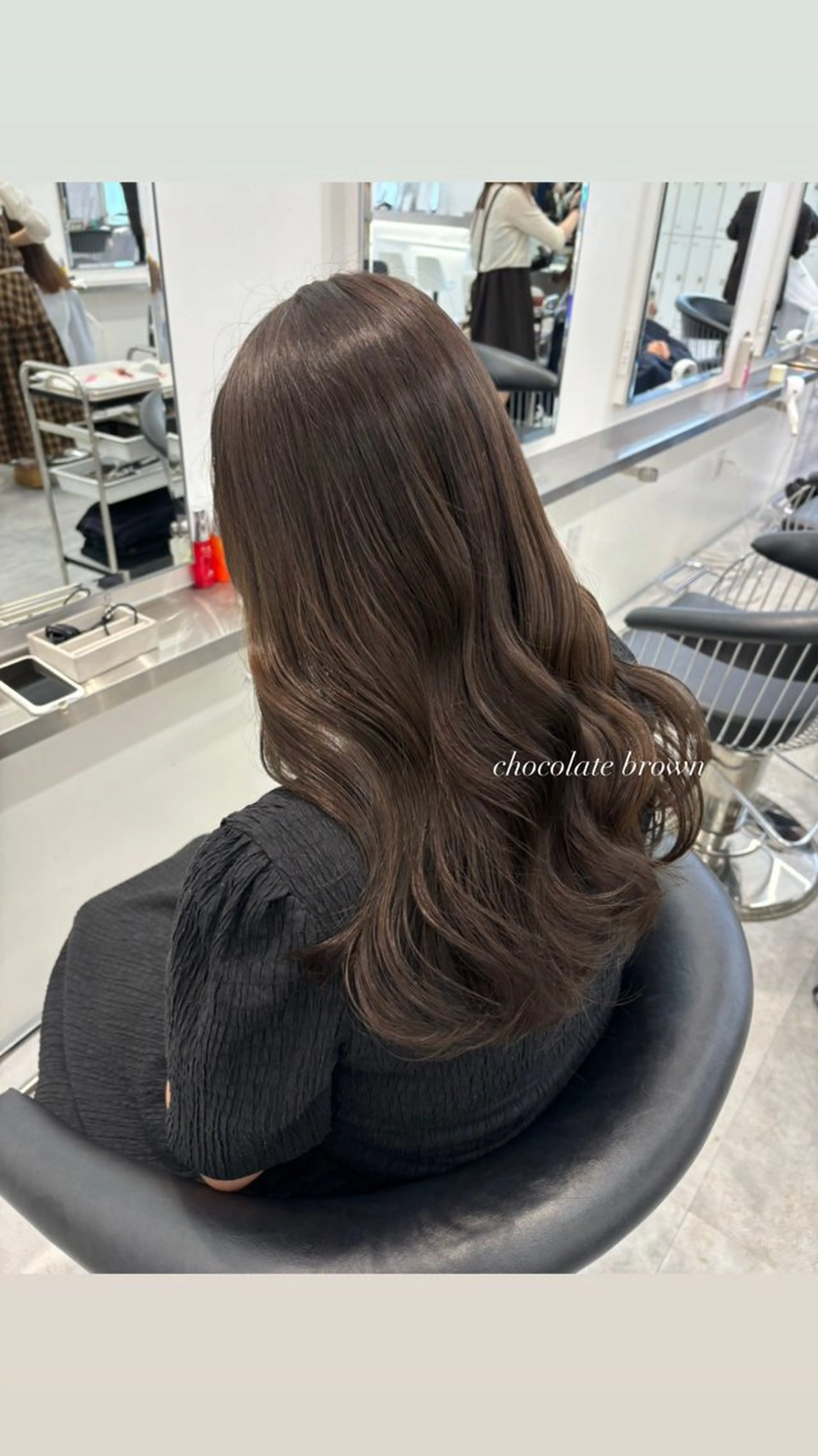 ロング ヘアカラー ParveMix 宮﨑 梨里のヘアスタイル