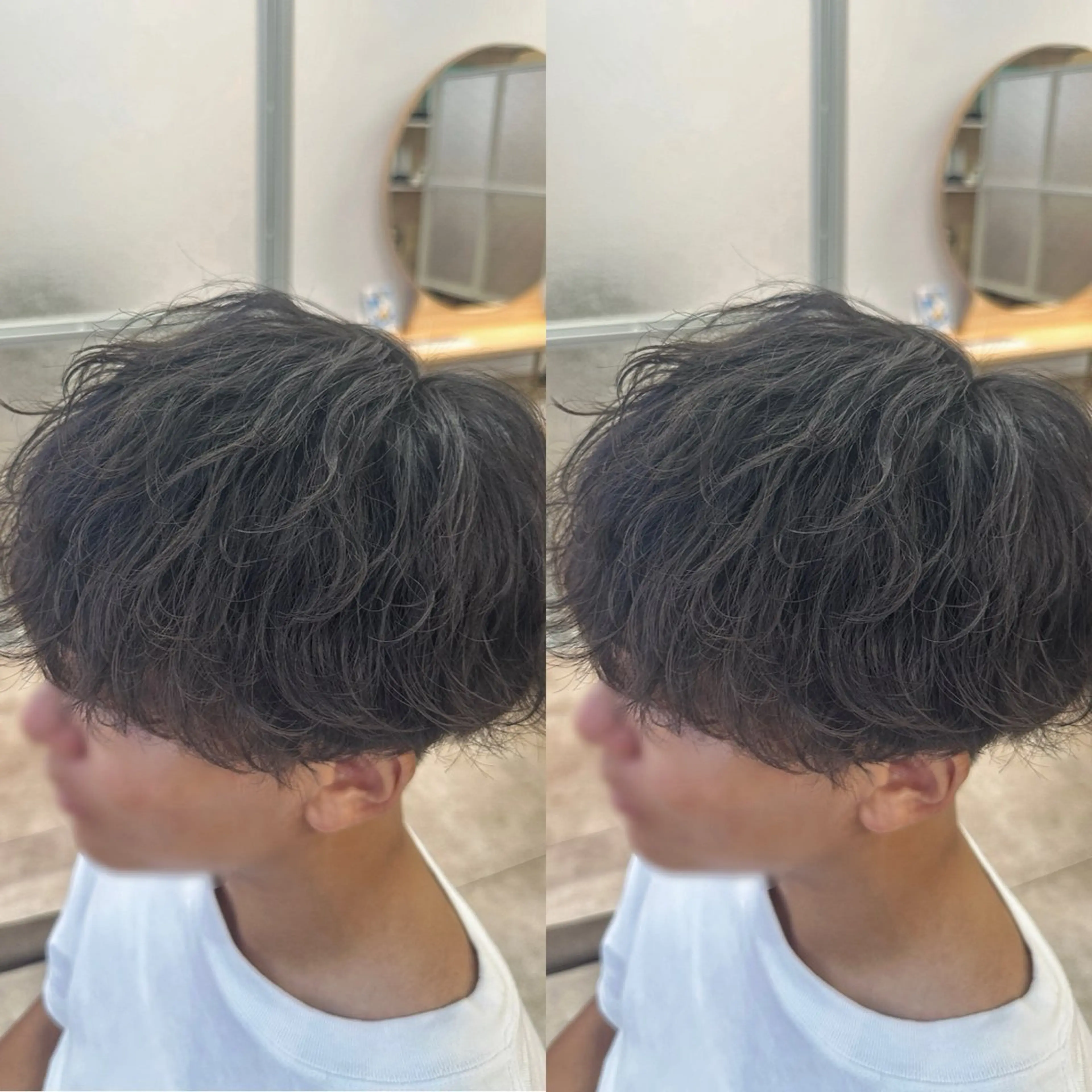🌀カット＋波巻きパーマ＋トリートメント🌀の写真