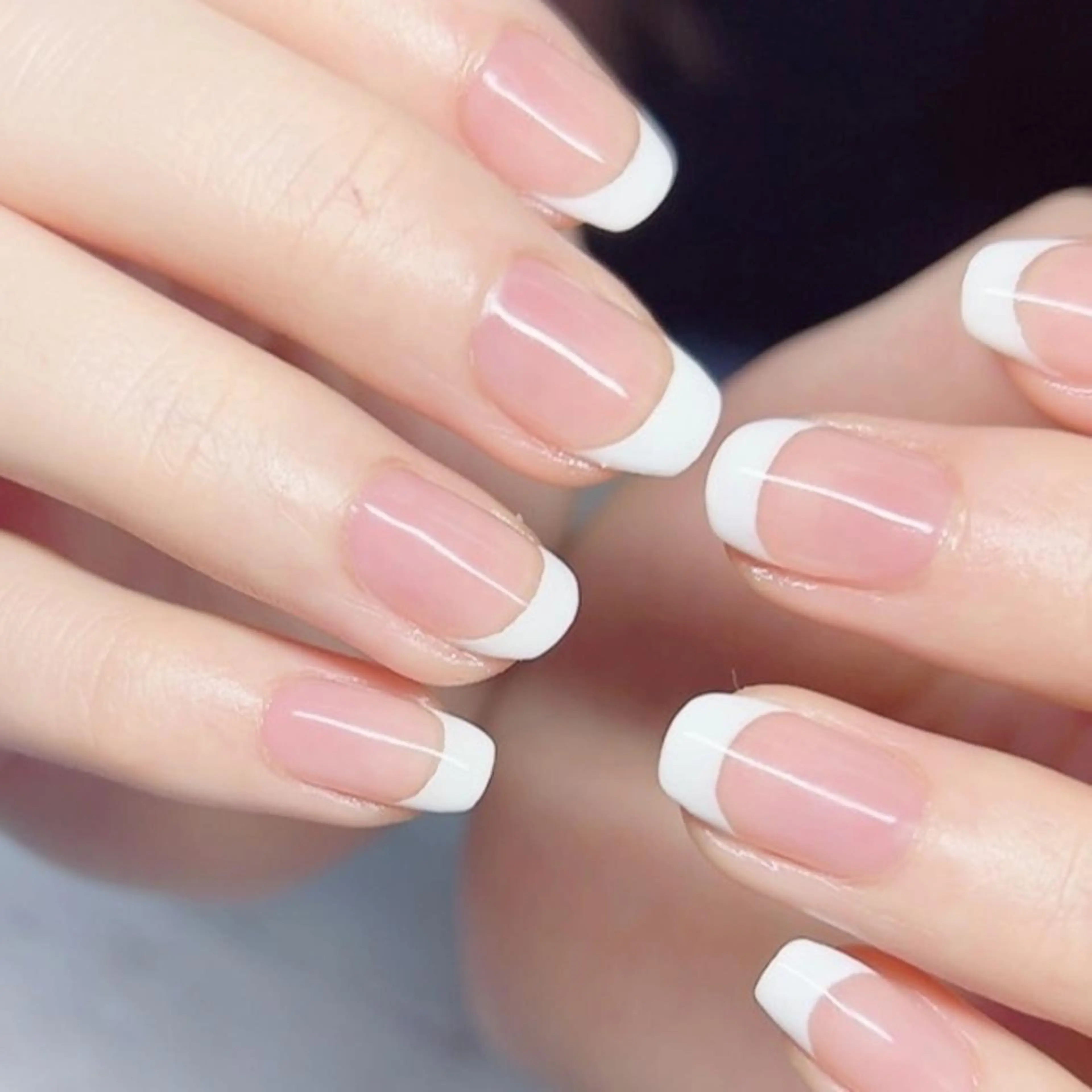 ネイル フレンチネイル blanca🌼 Juri(東白楽)のネイルデザイン