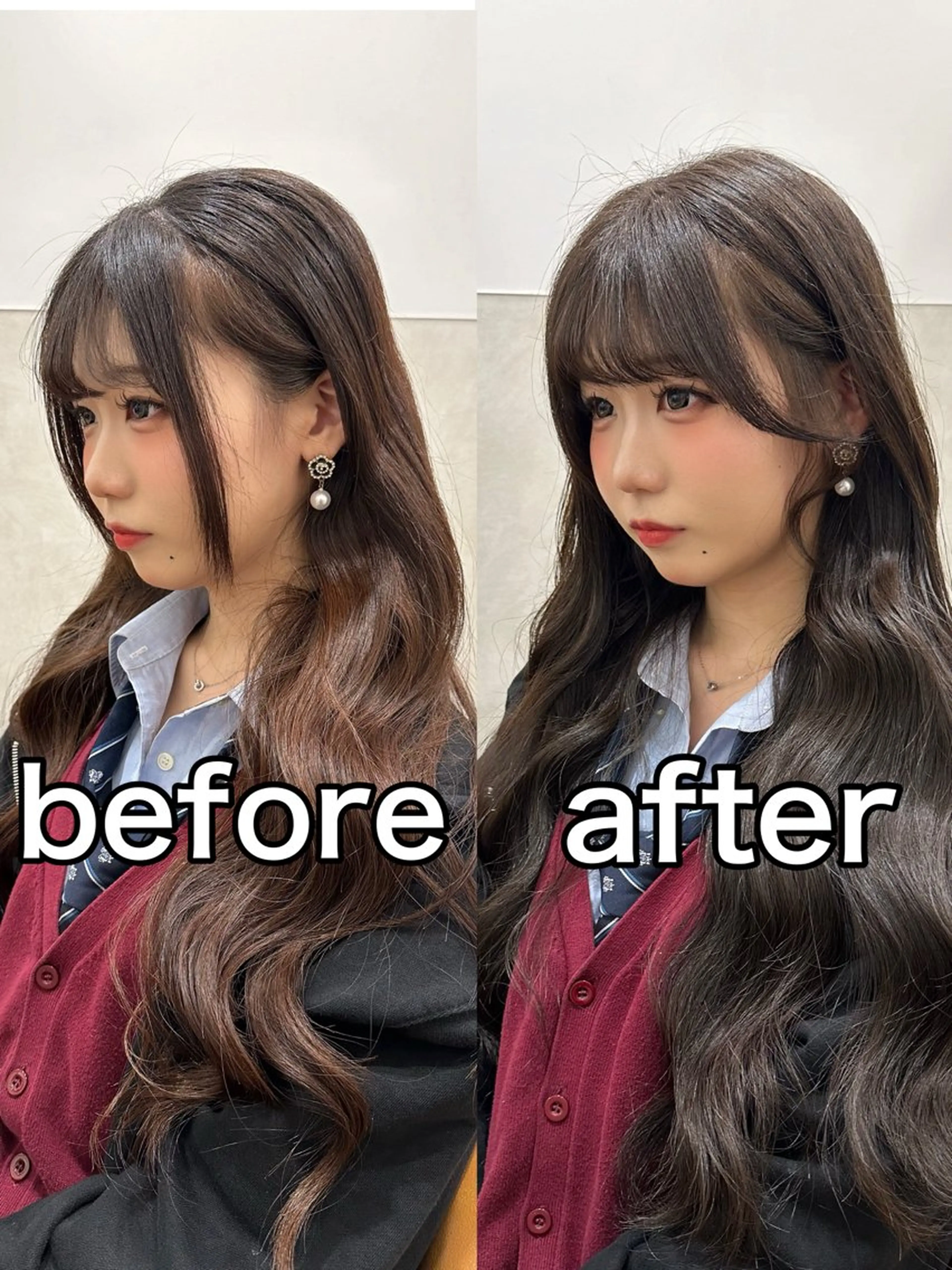 ロング カット ヘアカラー トリートメント SALOWIN原宿AROA店所属・顔まわり神カット✂︎ 齋藤雄大【原宿】のヘアスタイル