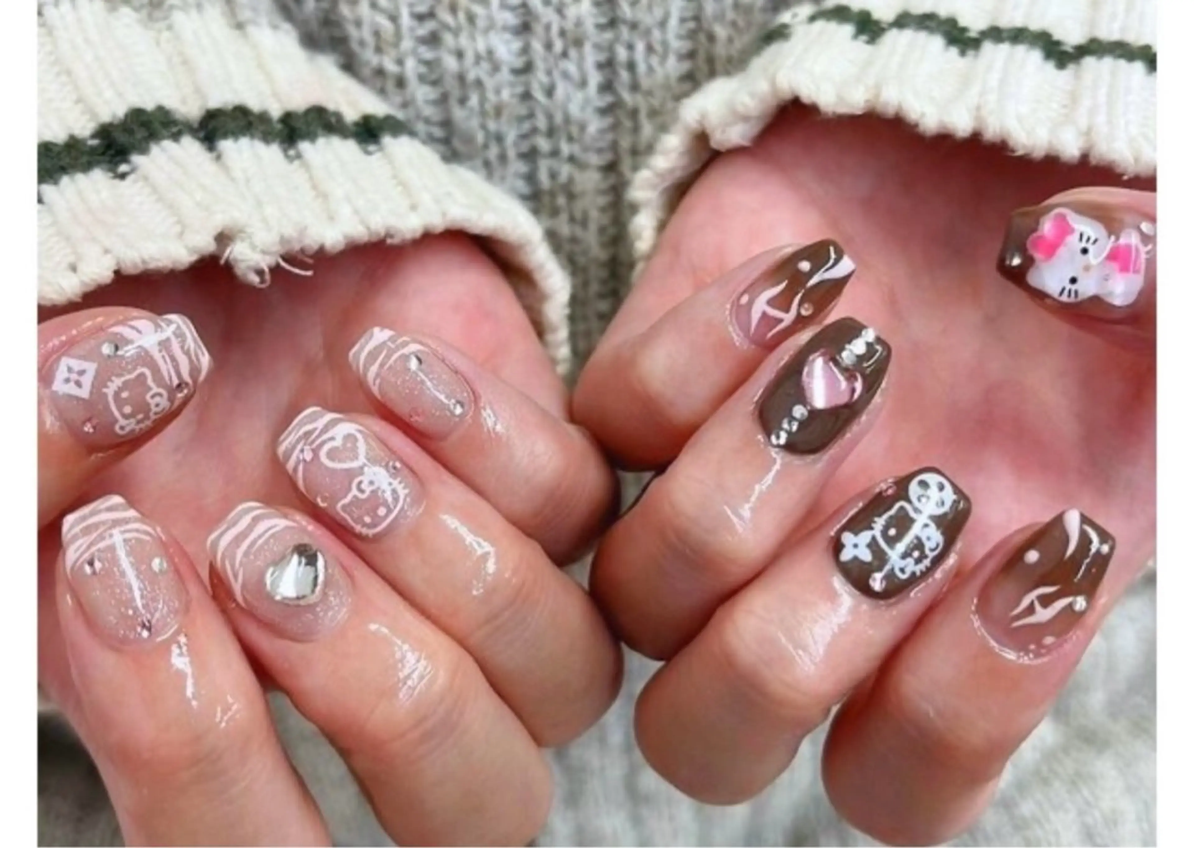 ★NEW★大人気★マグネットチークネイルorニュアンスネイル10本★60min￥6980の写真