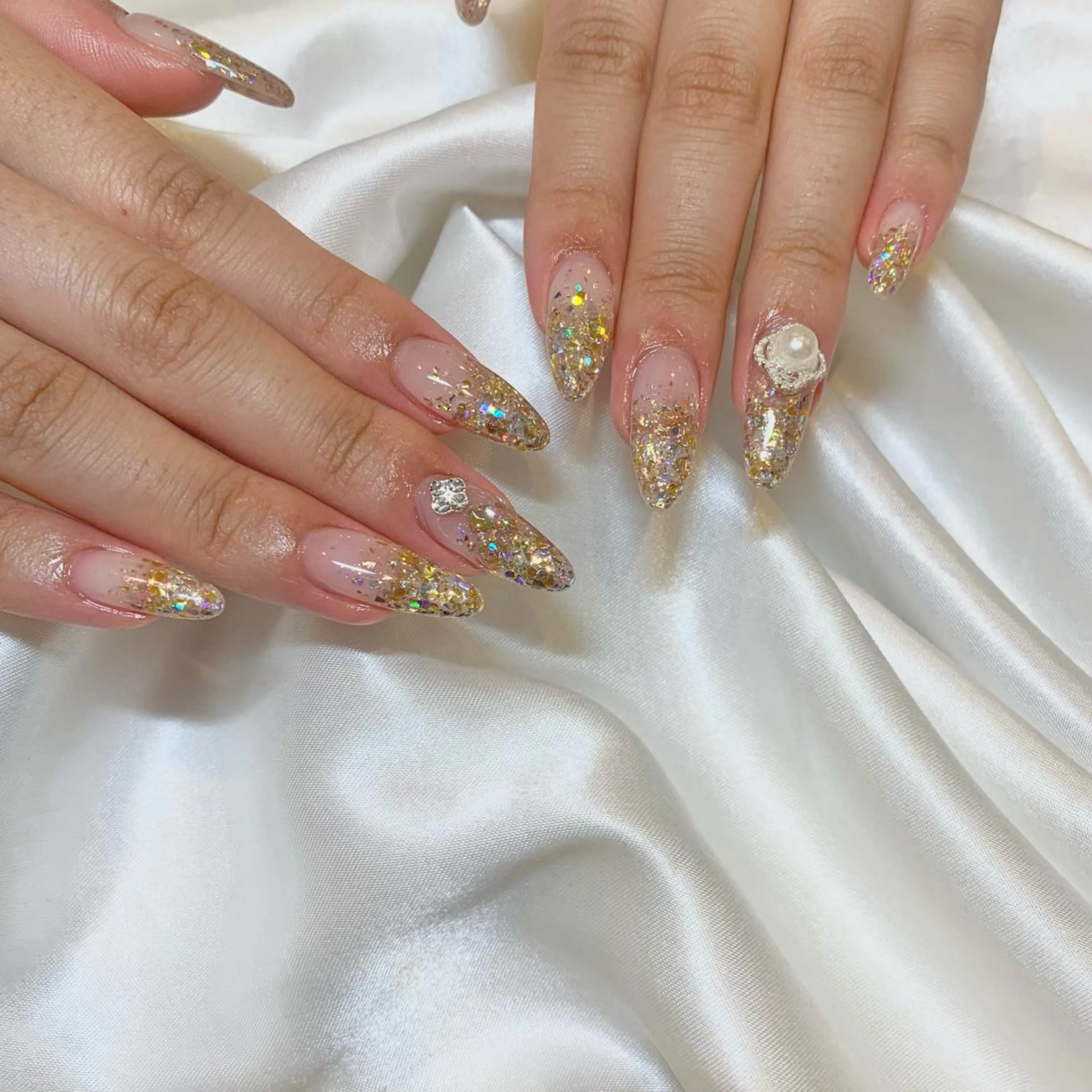 ネイル ラメ(グリッター) ハンドネイル ui nailのネイルデザイン