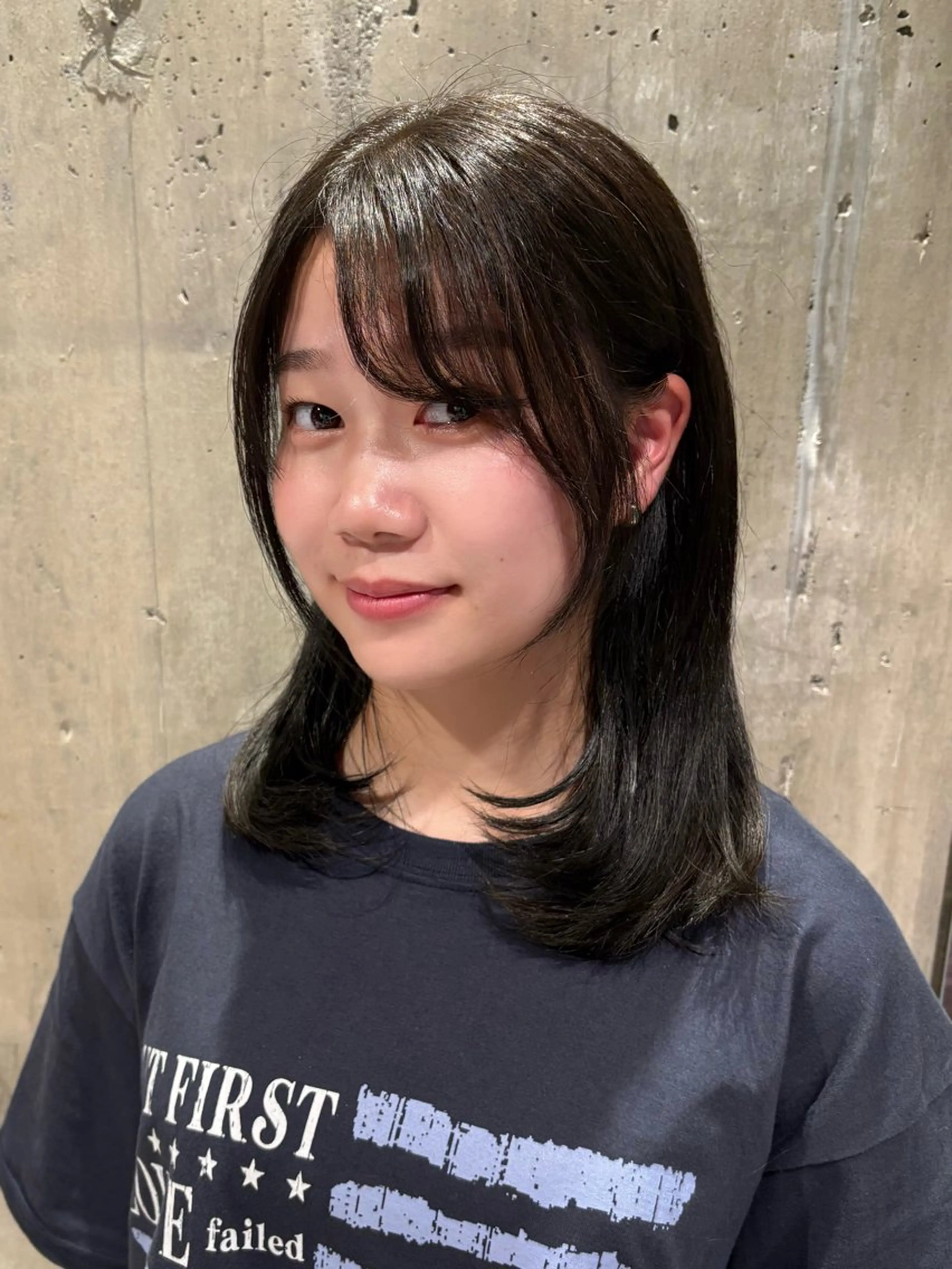 カラー 透明感カラー オリーブカラー ヘアカラー はなか無料ボブカット モデル募集中です🙌のヘアスタイル