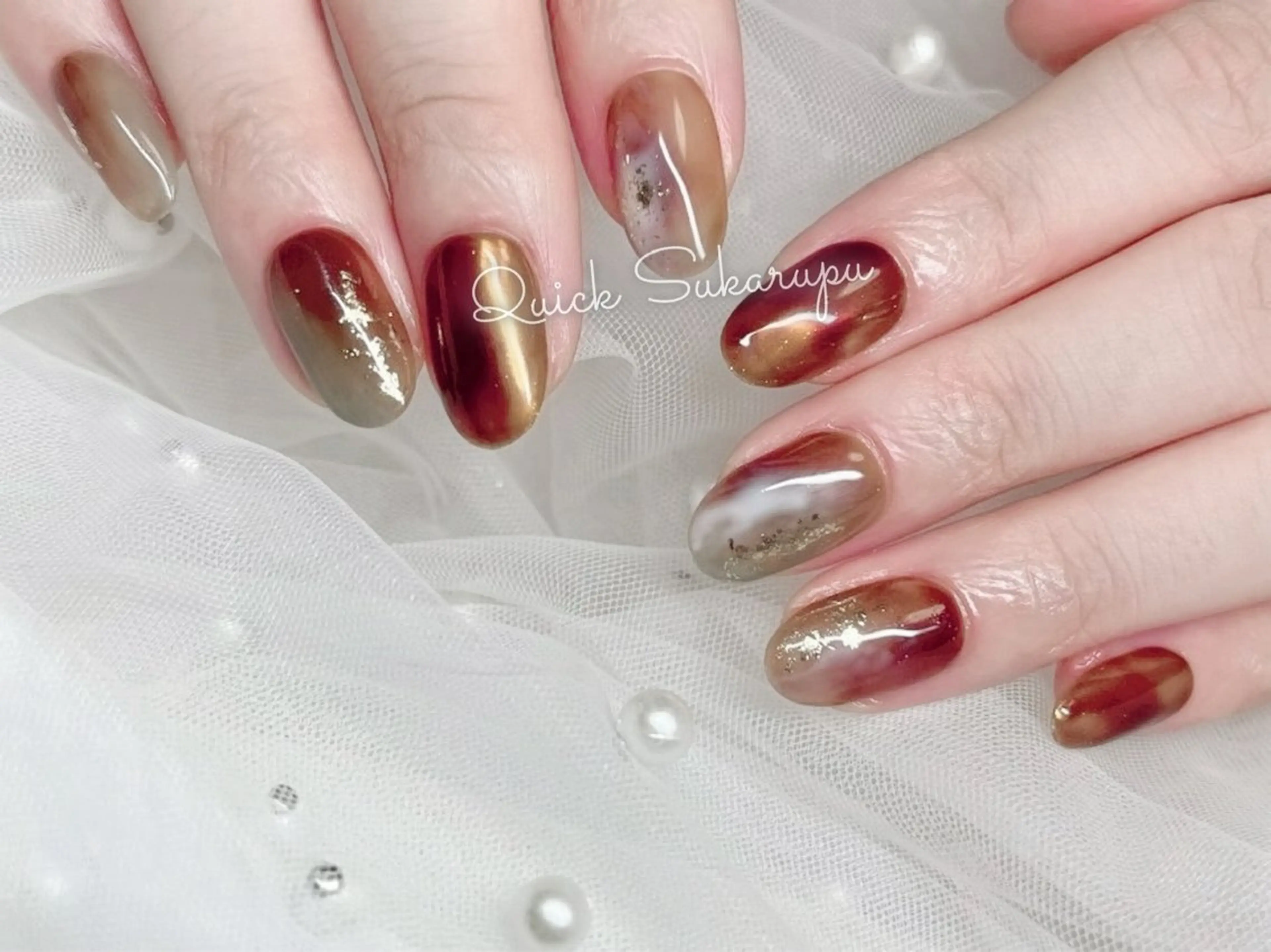 ネイル ハンドネイル Quick Sukarupu新宿のネイルデザイン