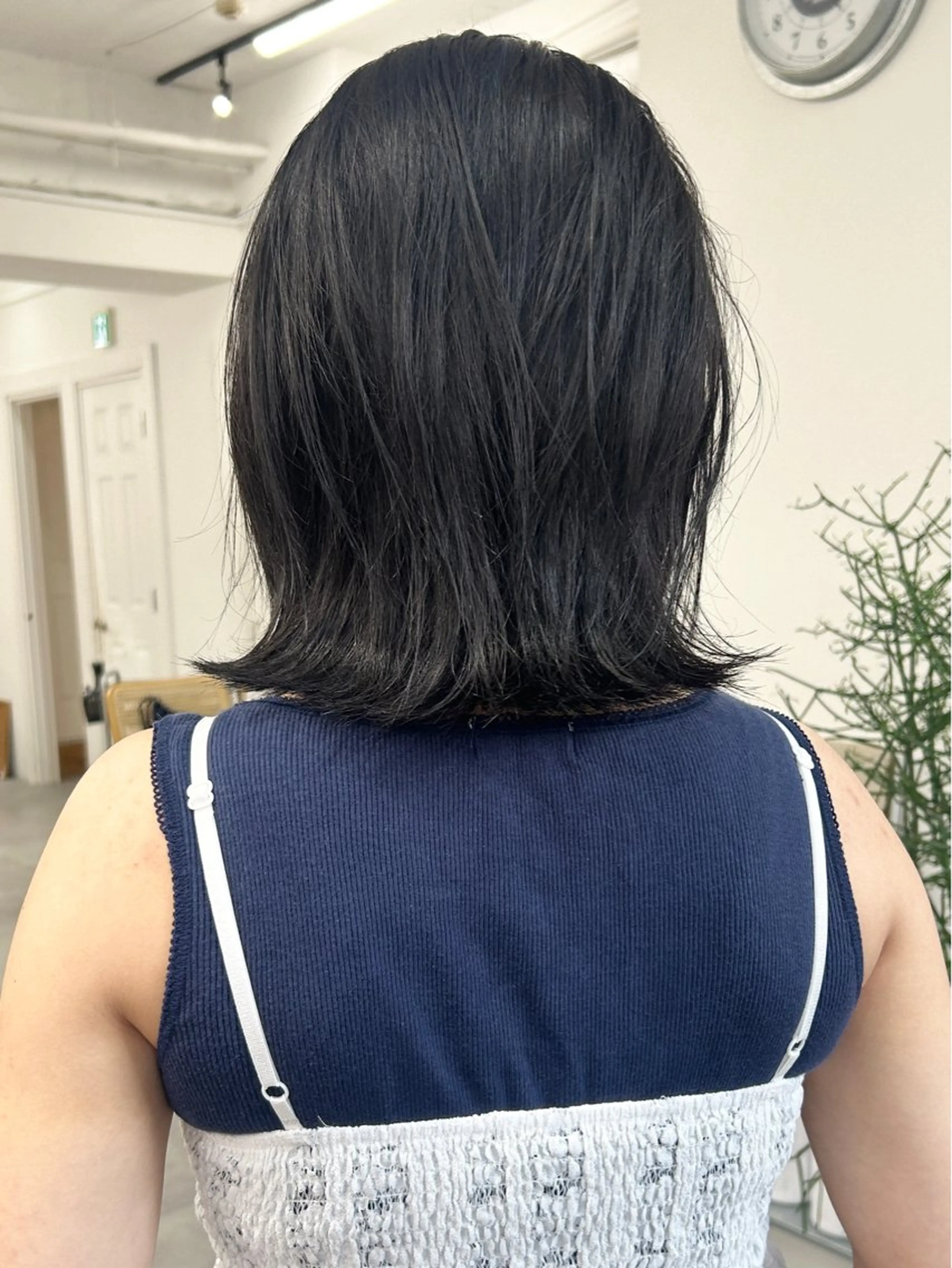 ミディアム カラー カット ヘアカラー トリートメント ボブ/透明感カラー /サナ🌼のヘアスタイル