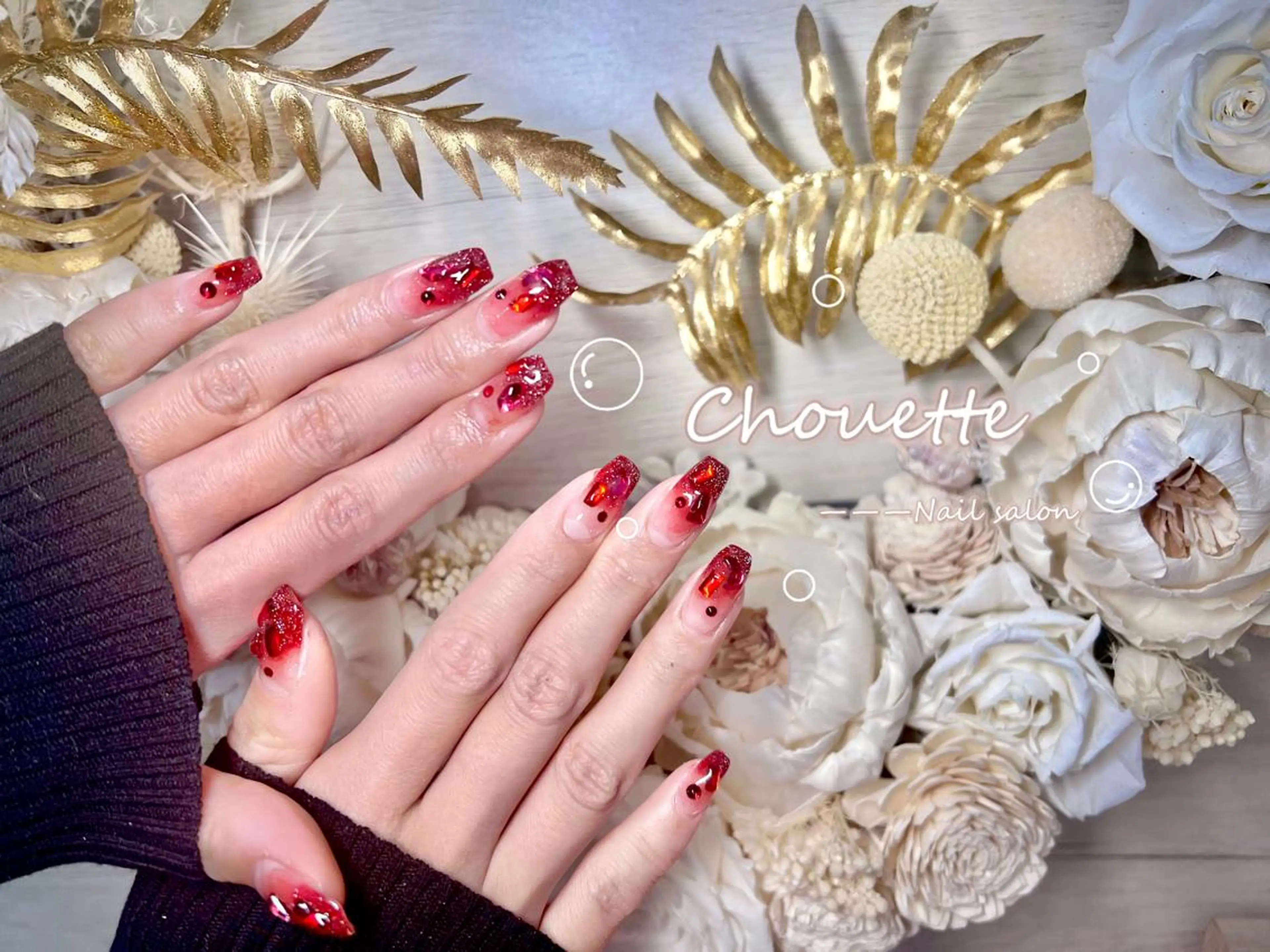 ミディアム ハンドネイル Chouette Nailのネイルデザイン