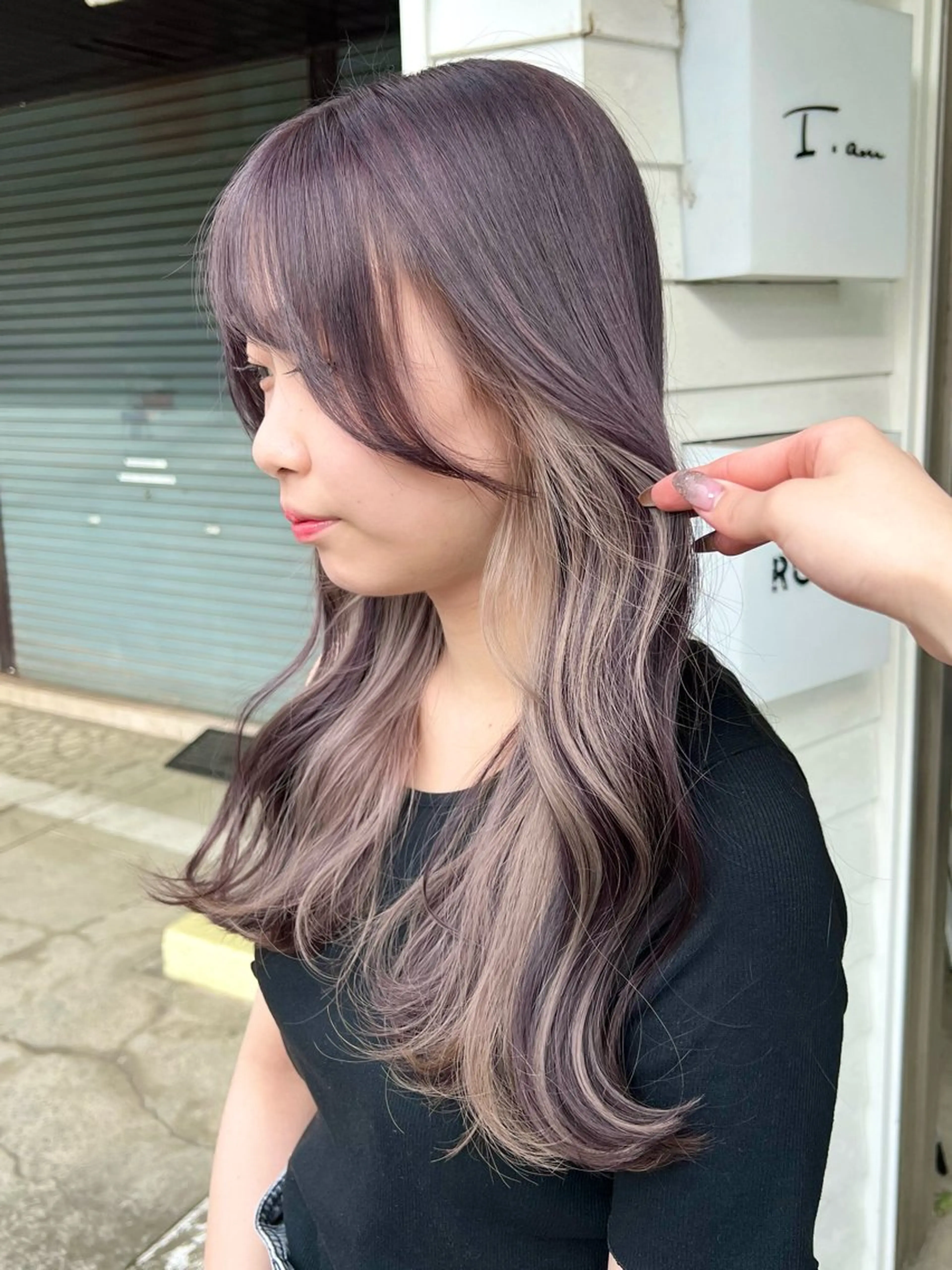 ロング カラー ブリーチ カット ヘアカラー Ami ブリーチ/ハイトーンのヘアスタイル
