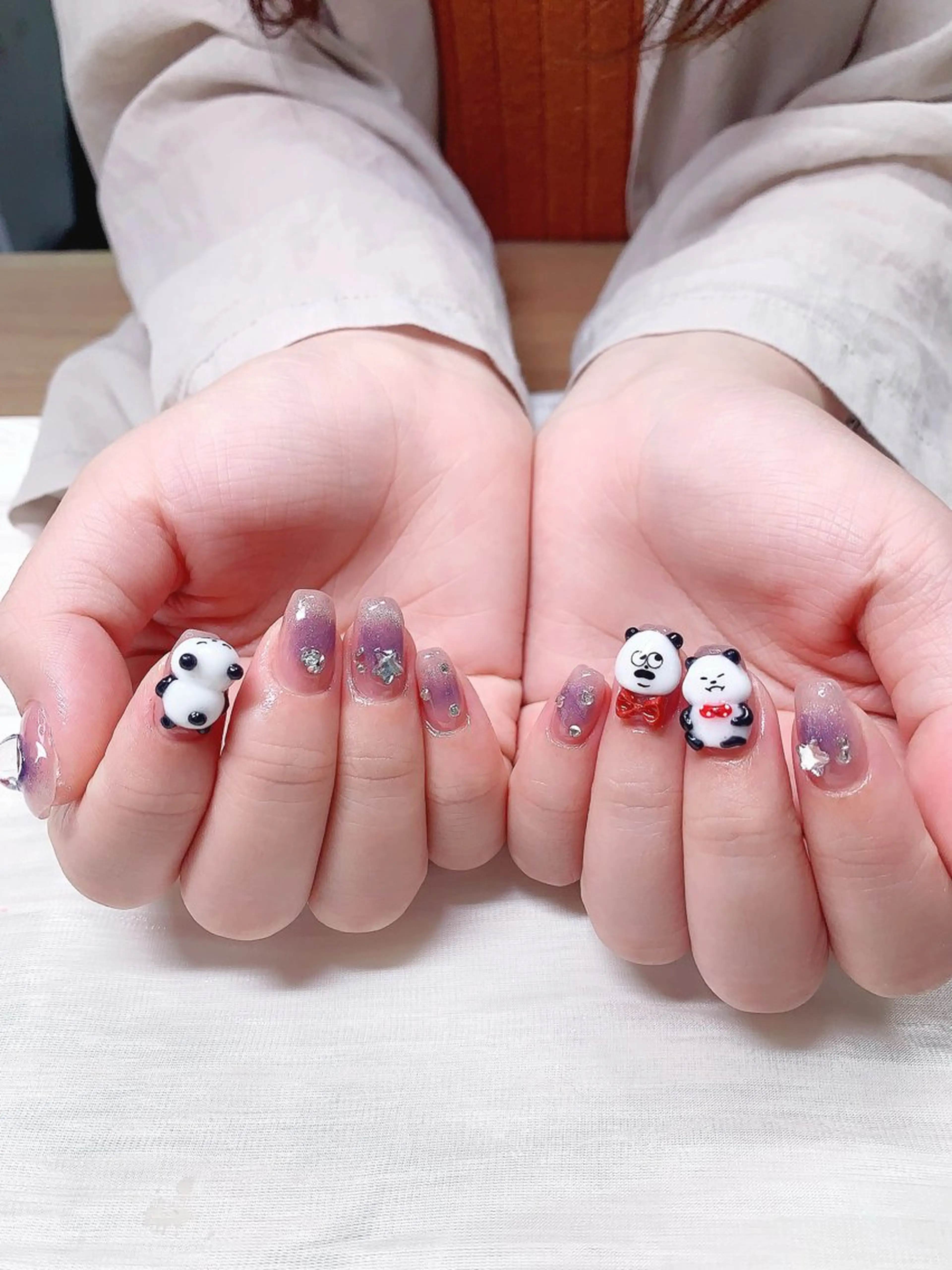 ネイル チークネイル マグネットネイル Cute Tips nailのネイルデザイン