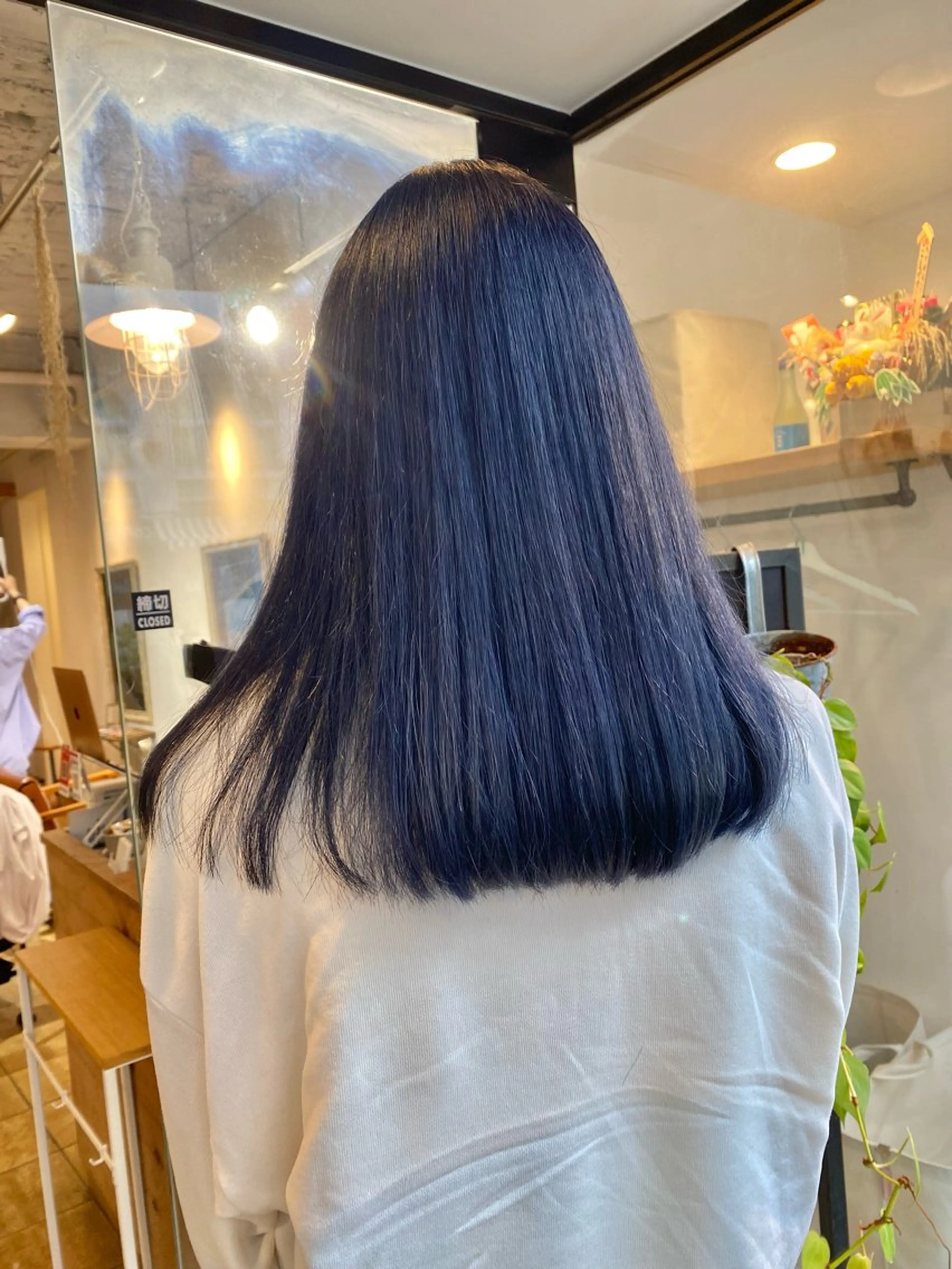 セミロング カラー Joule銀座 石山あやのヘアスタイル