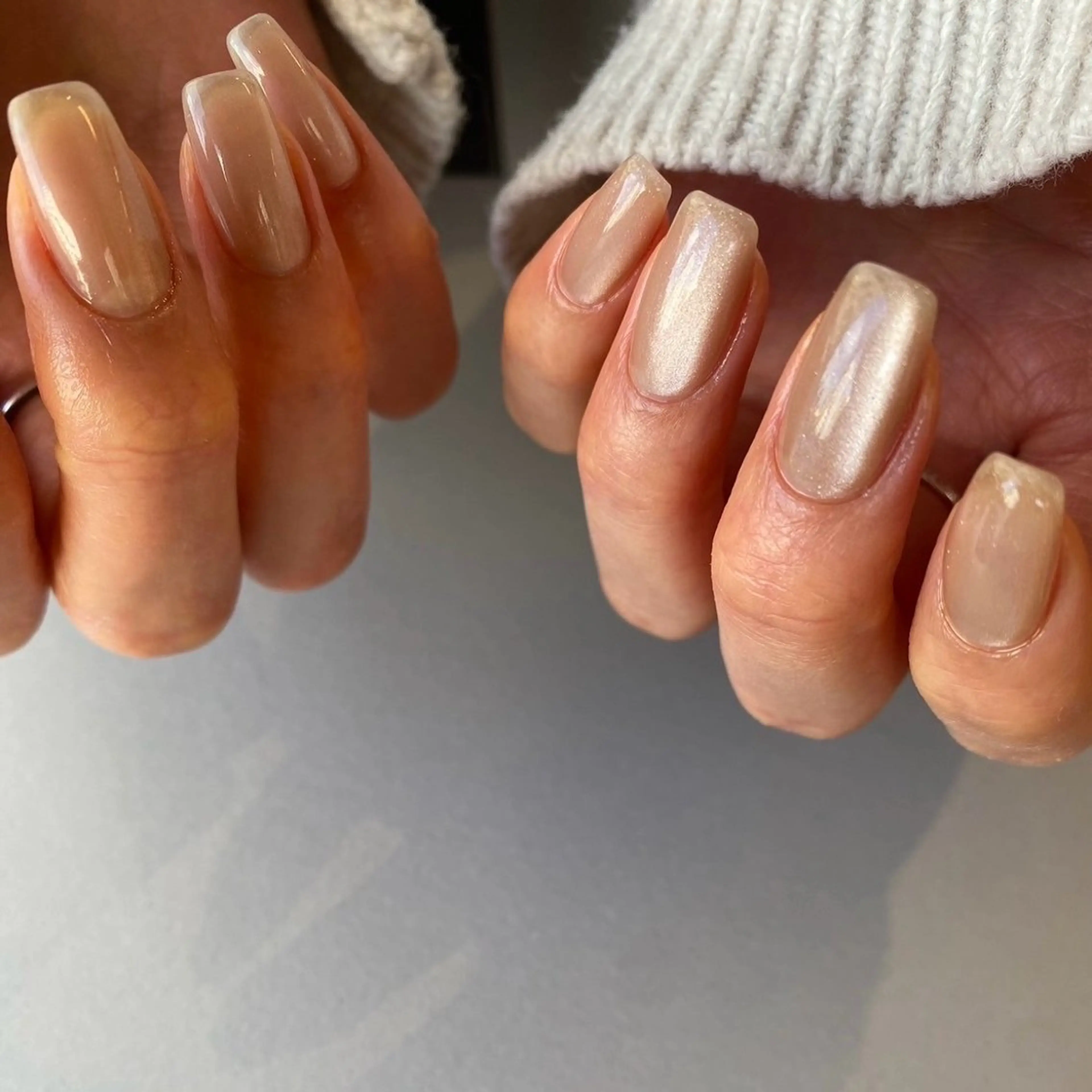 セミロング ハンドネイル Sugiura Chisatoのネイルデザイン