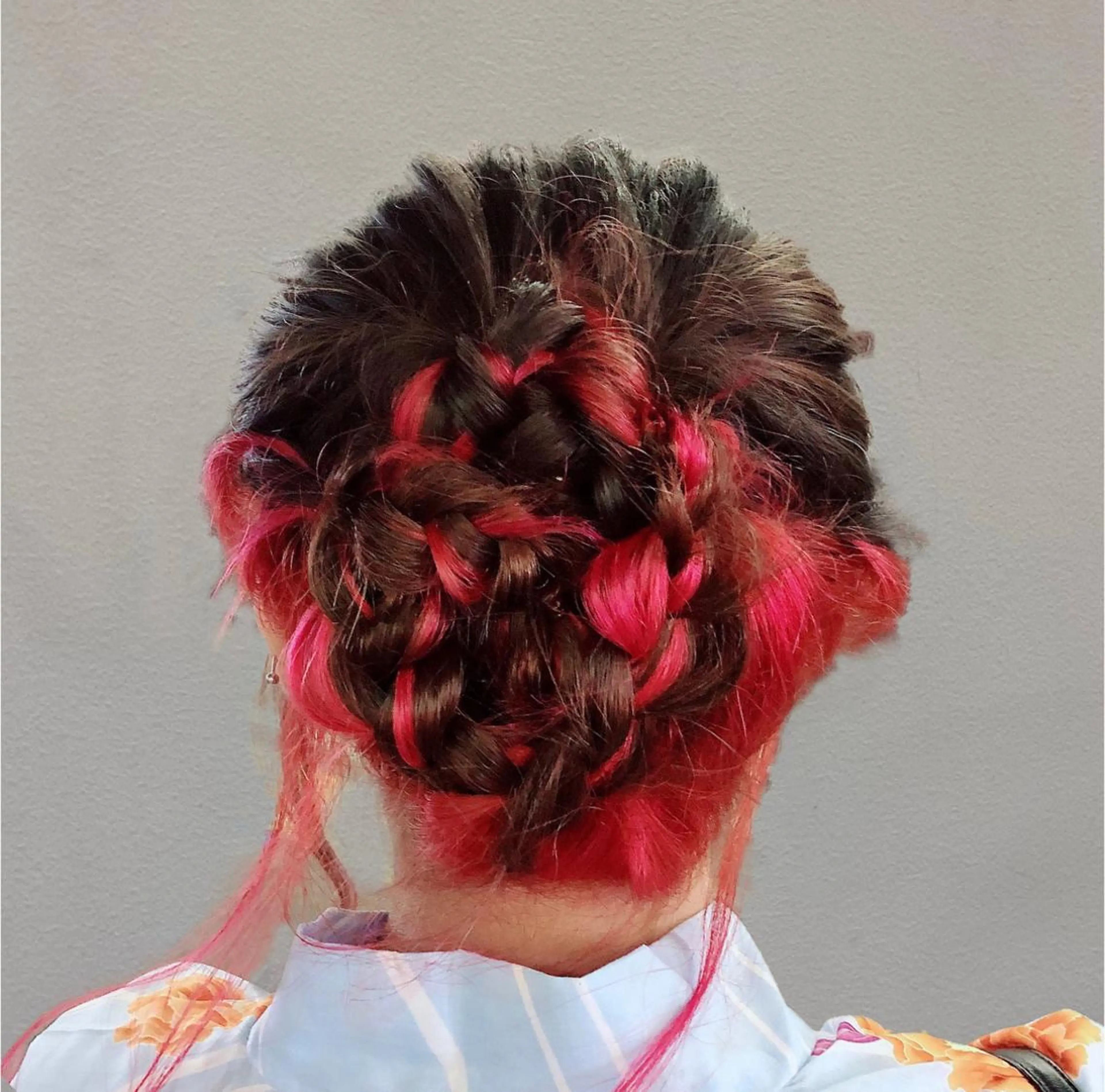 ロング カラー ヘアアレンジ 🥀寒色女神 山口玲奈🥀のヘアスタイル