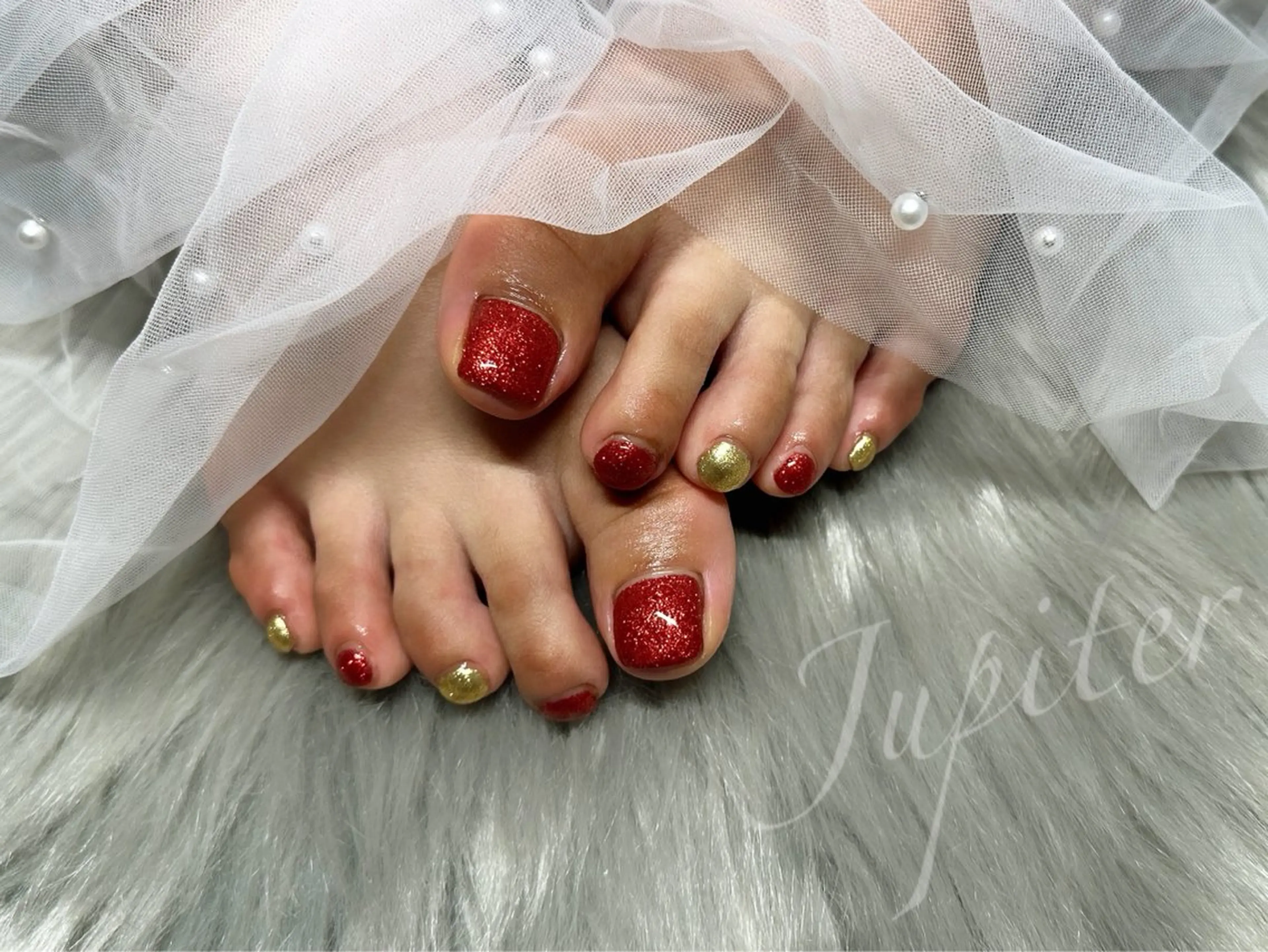 ネイル フットネイル Jupiter所属・Jupiter Toshieのネイルデザイン