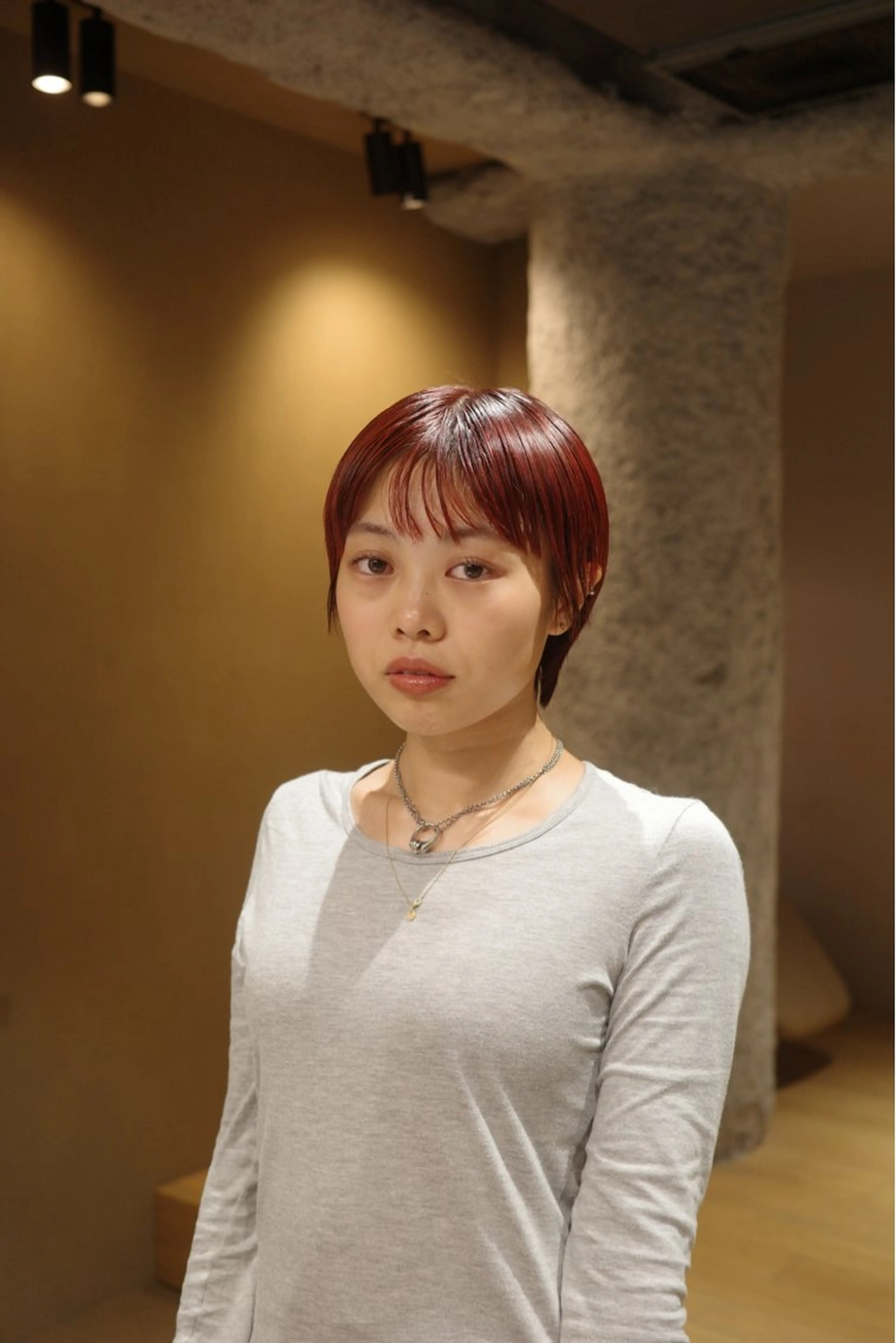 カラー 住谷 ゆりなのヘアスタイル