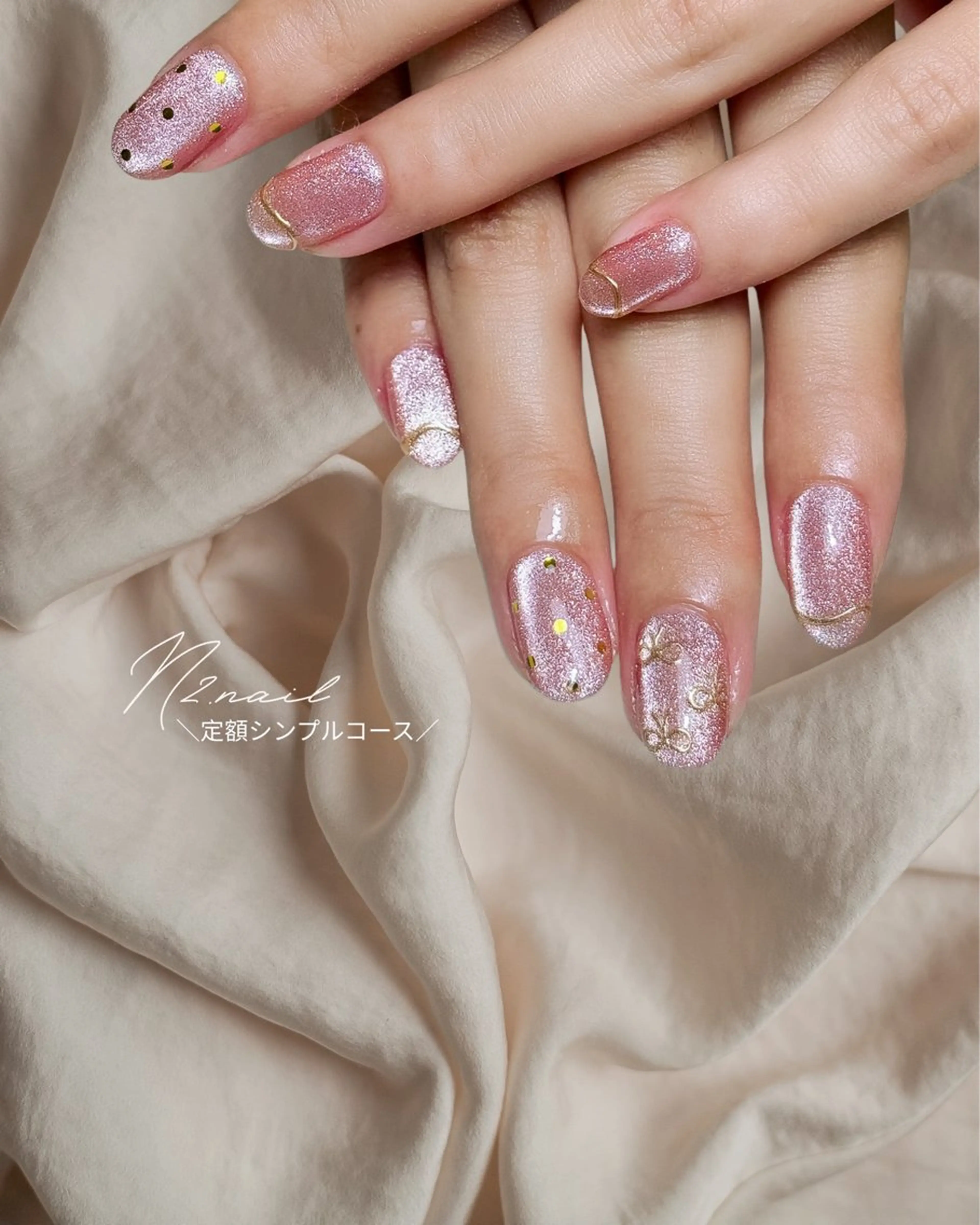 セミロング ハンドネイル N2.nail所属・N2 nailのネイルデザイン