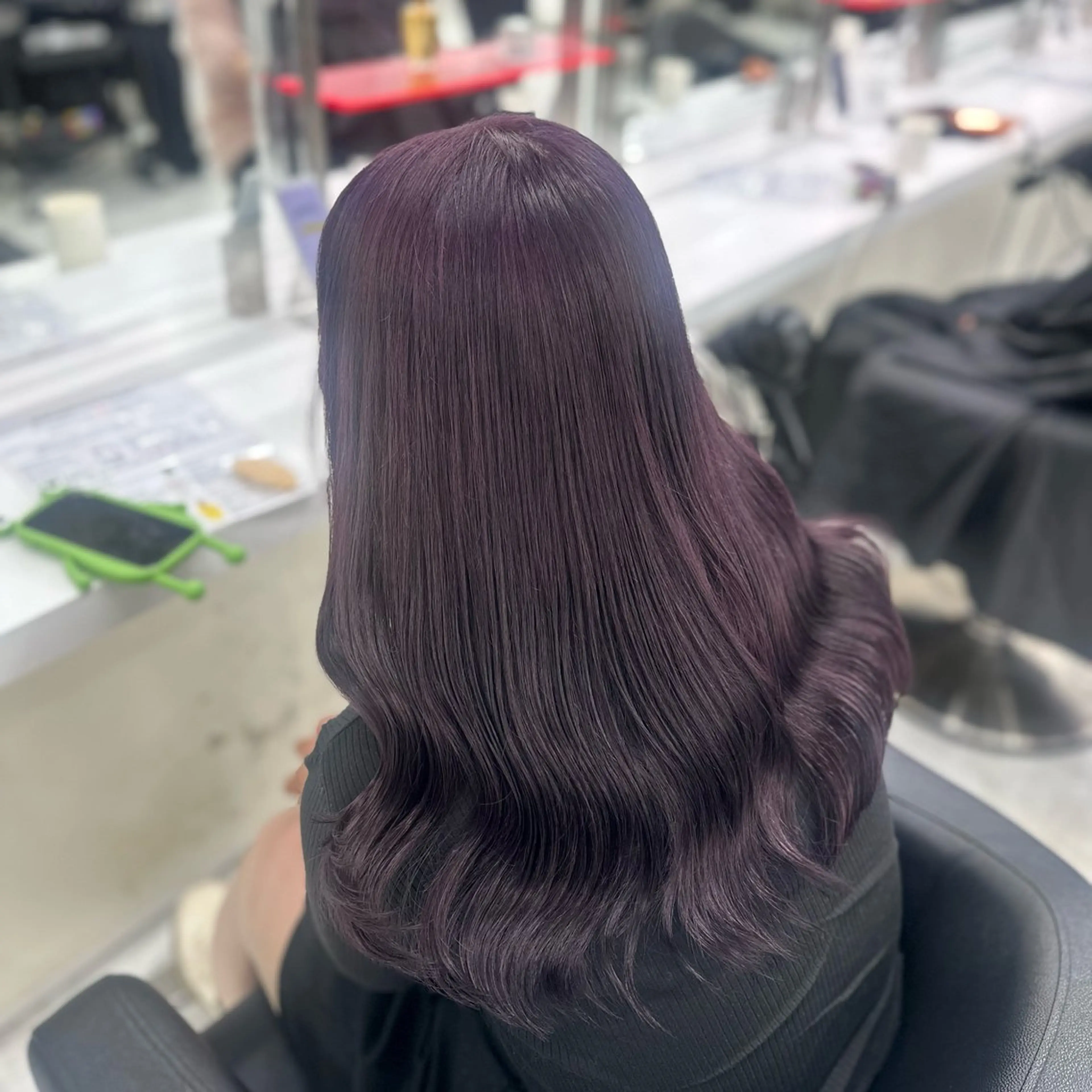 ロング ヘアカラー トリートメント ヘッドスパ ヘアセット 韓国ガーリー🤍ハイ トーン🤍Ayanaのヘアスタイル