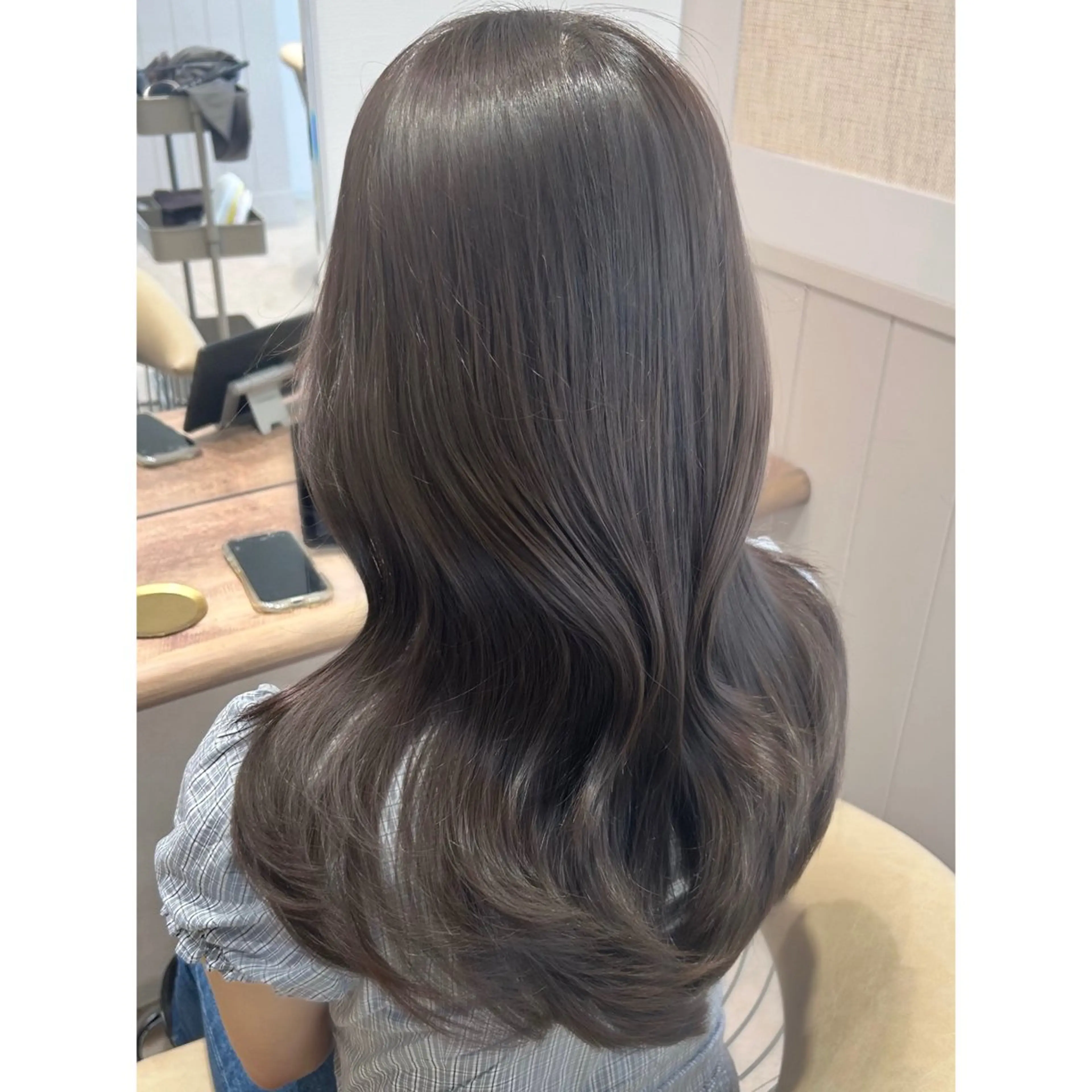 セミロング カラー カット ヘアカラー トリートメント レイヤー/艶カラー/ Natsuho💞のヘアスタイル