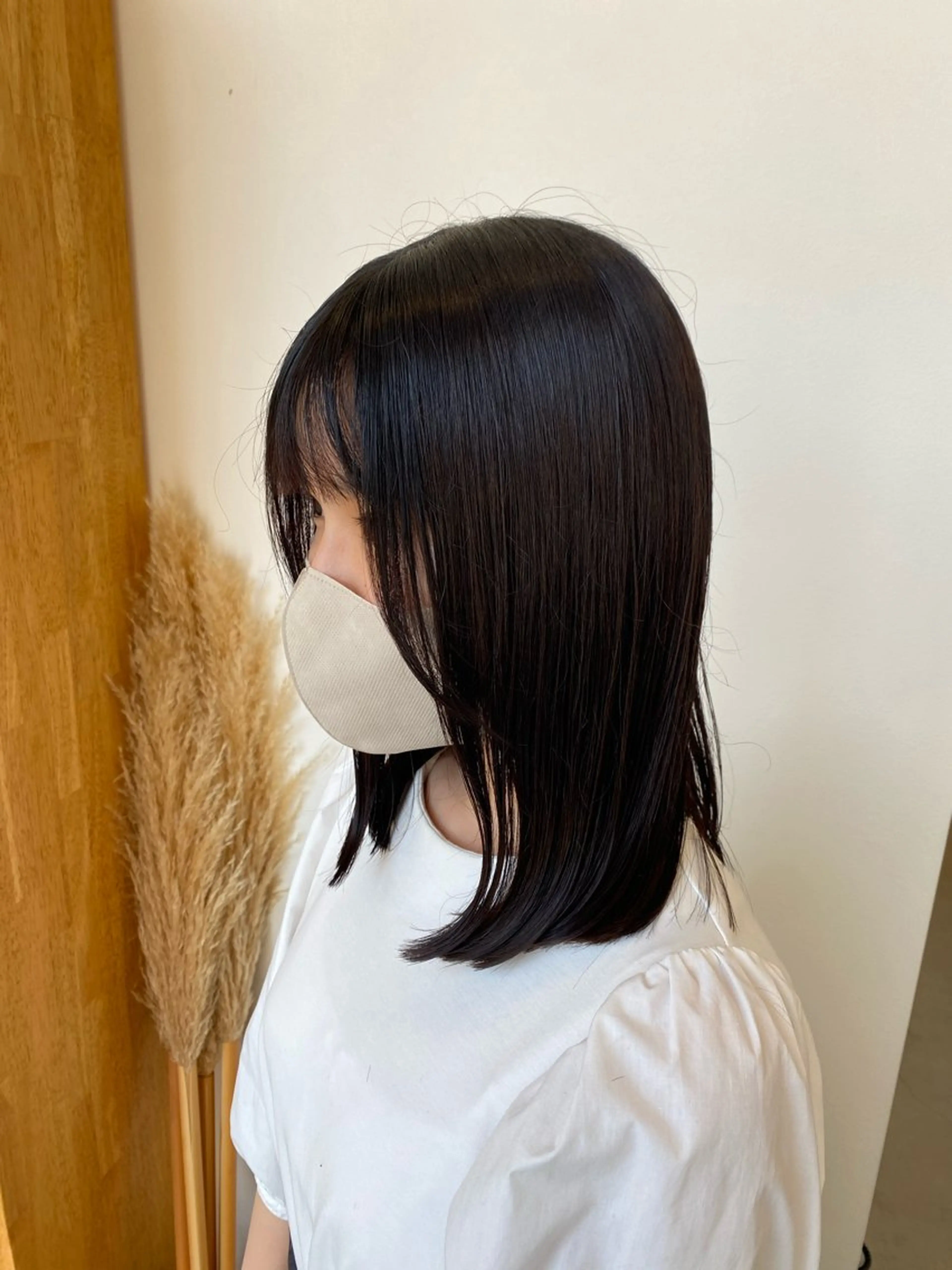 ミディアム 十文字 玲音のヘアスタイル