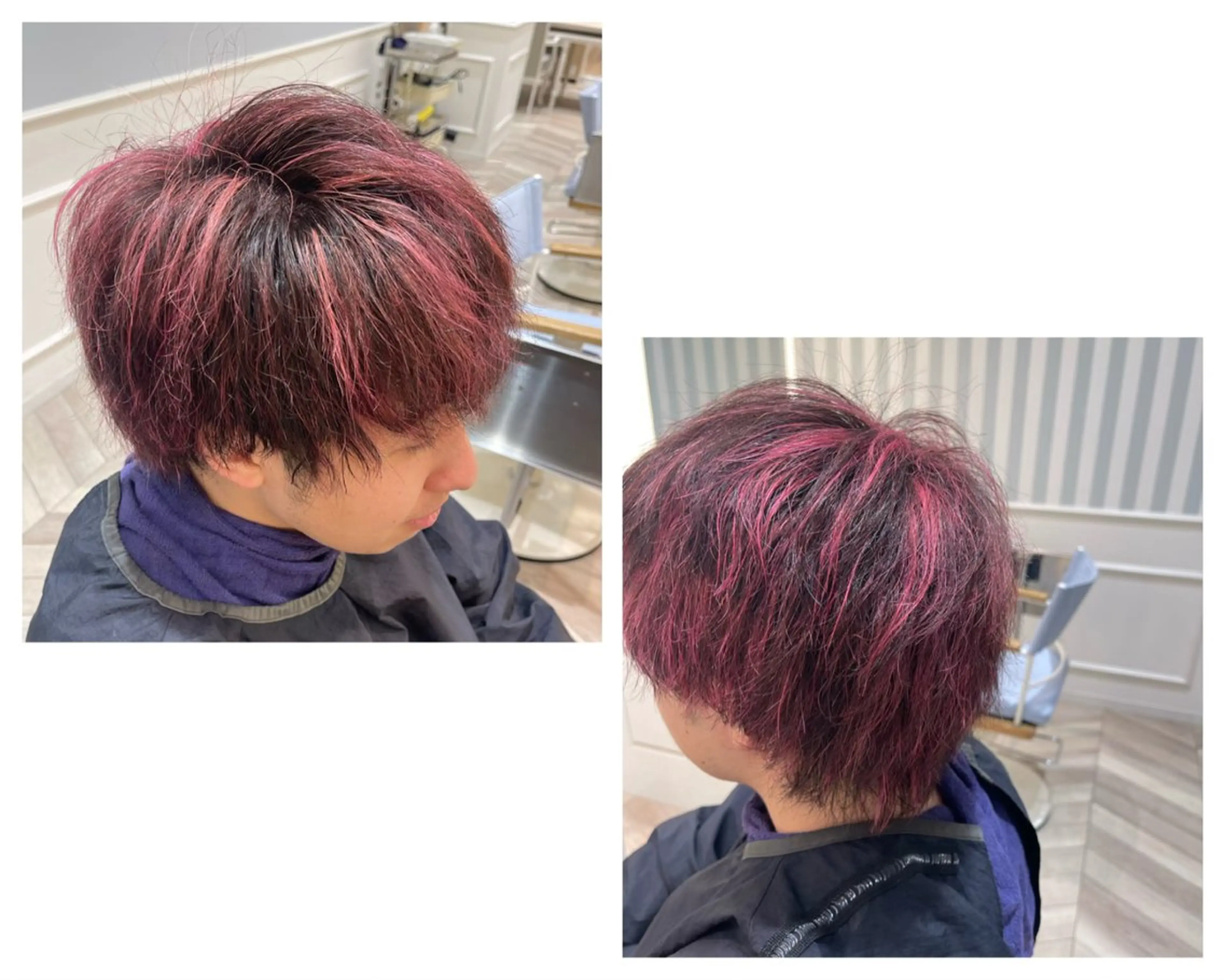 ミディアム カラー メンズ メンズハイライト ハイライトカラー ハイライト レディースモデル募集 🔥伊藤ひであき☆のヘアスタイル