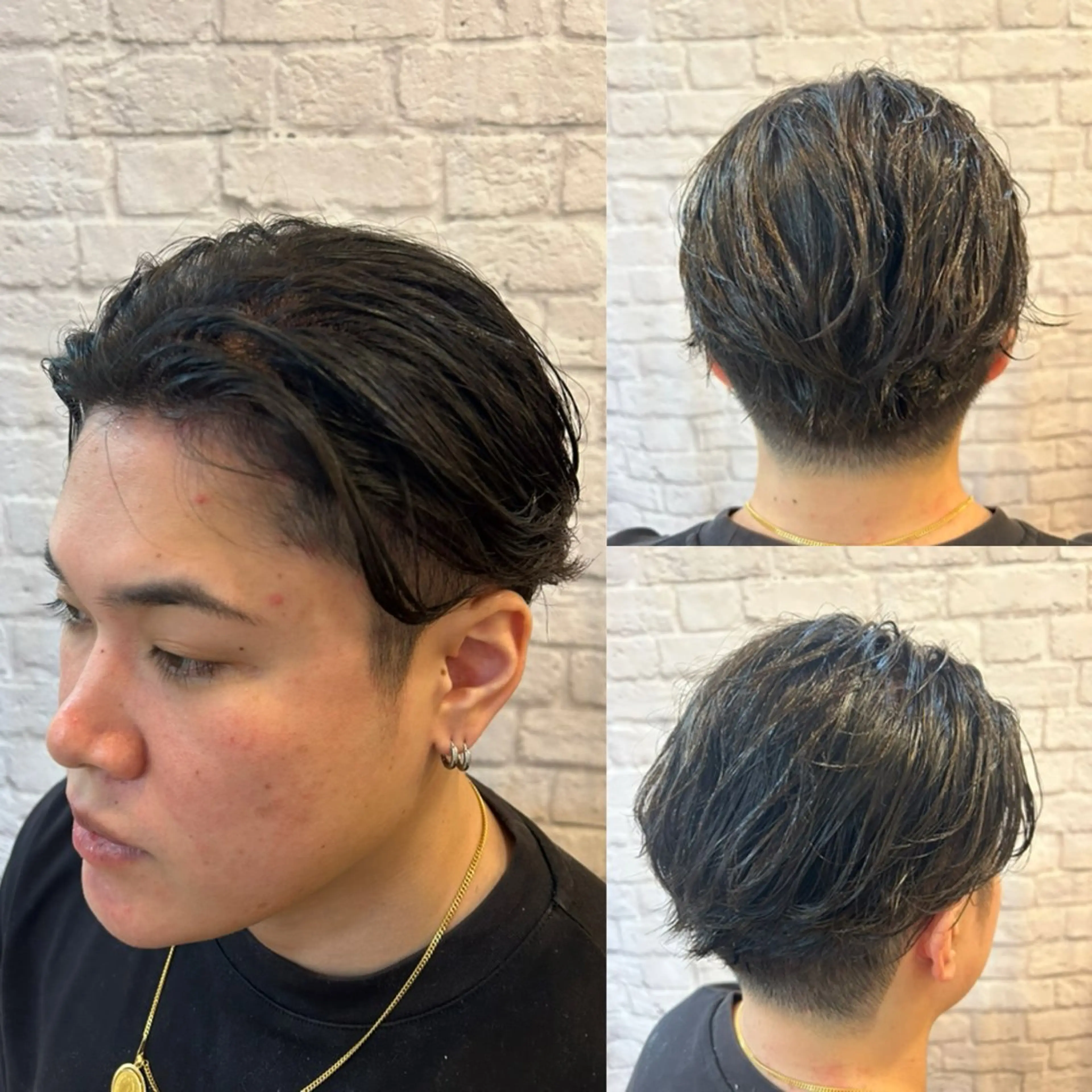 セミロング パーマ Syunta Sato/佐藤駿太のヘアスタイル