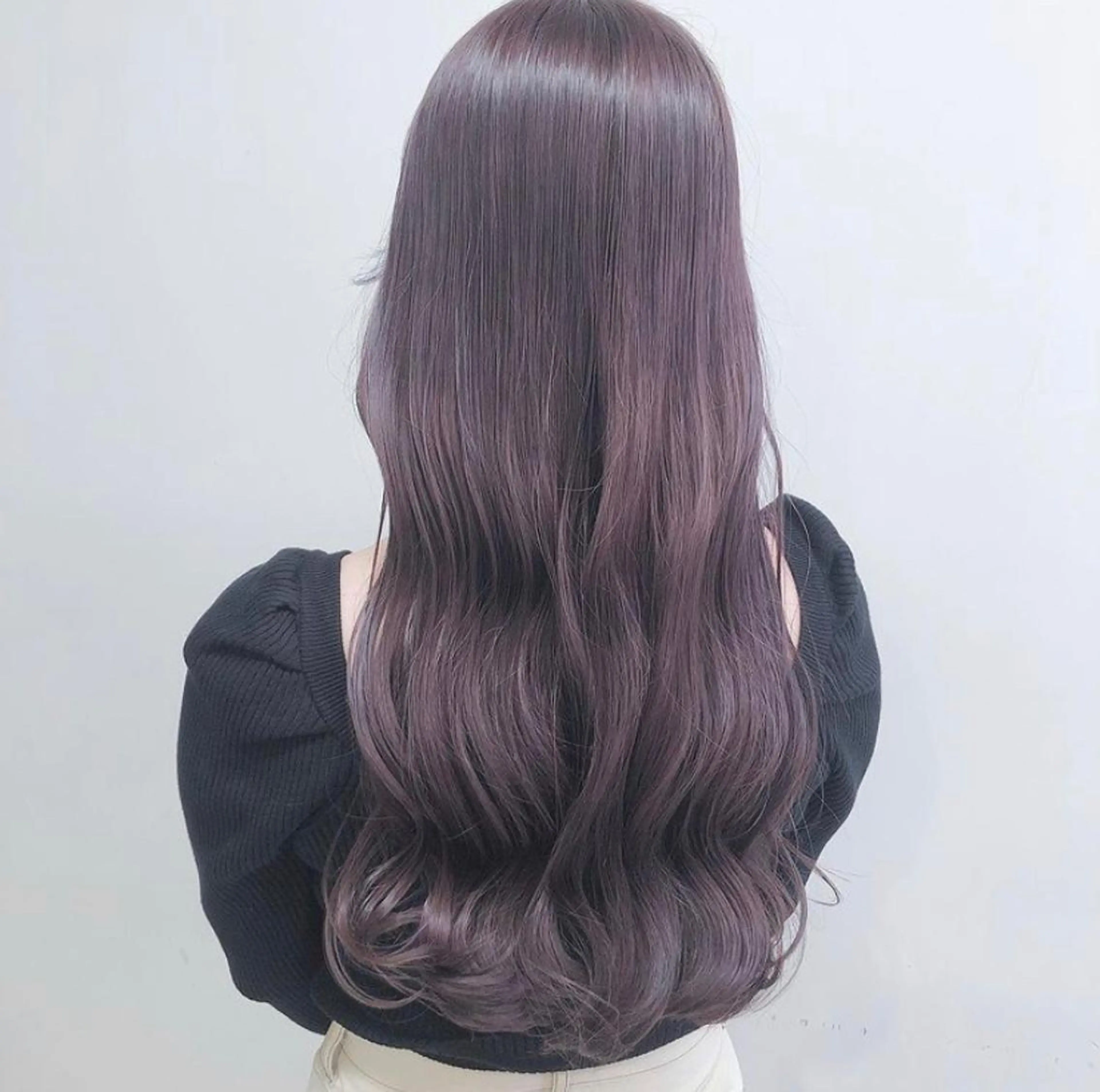 ロング カラー ラベンダーカラー 韓国風ヘア Roid 代表✨HIROのヘアスタイル