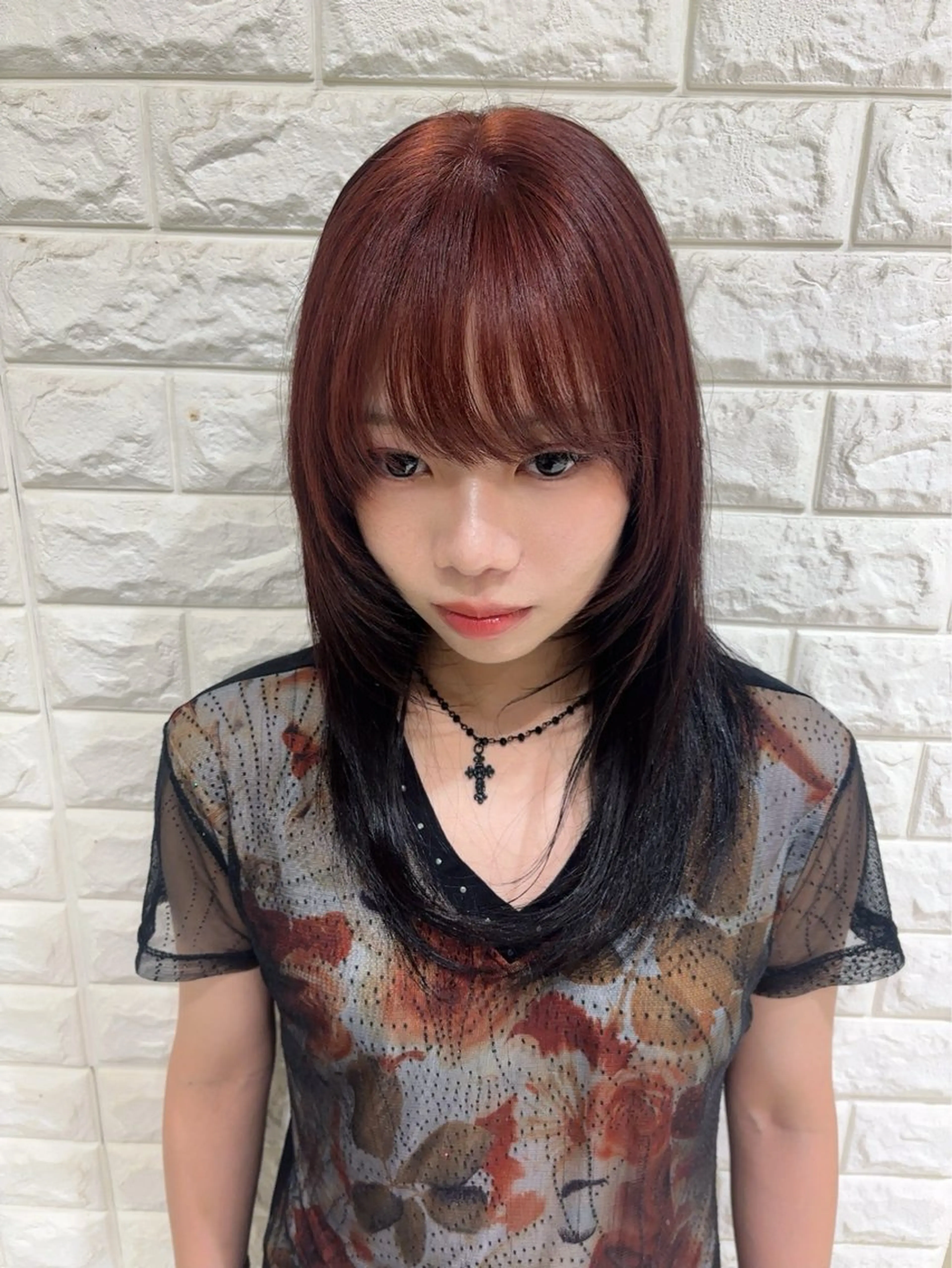 カラー デザインカラー 柴垣 万希のヘアスタイル