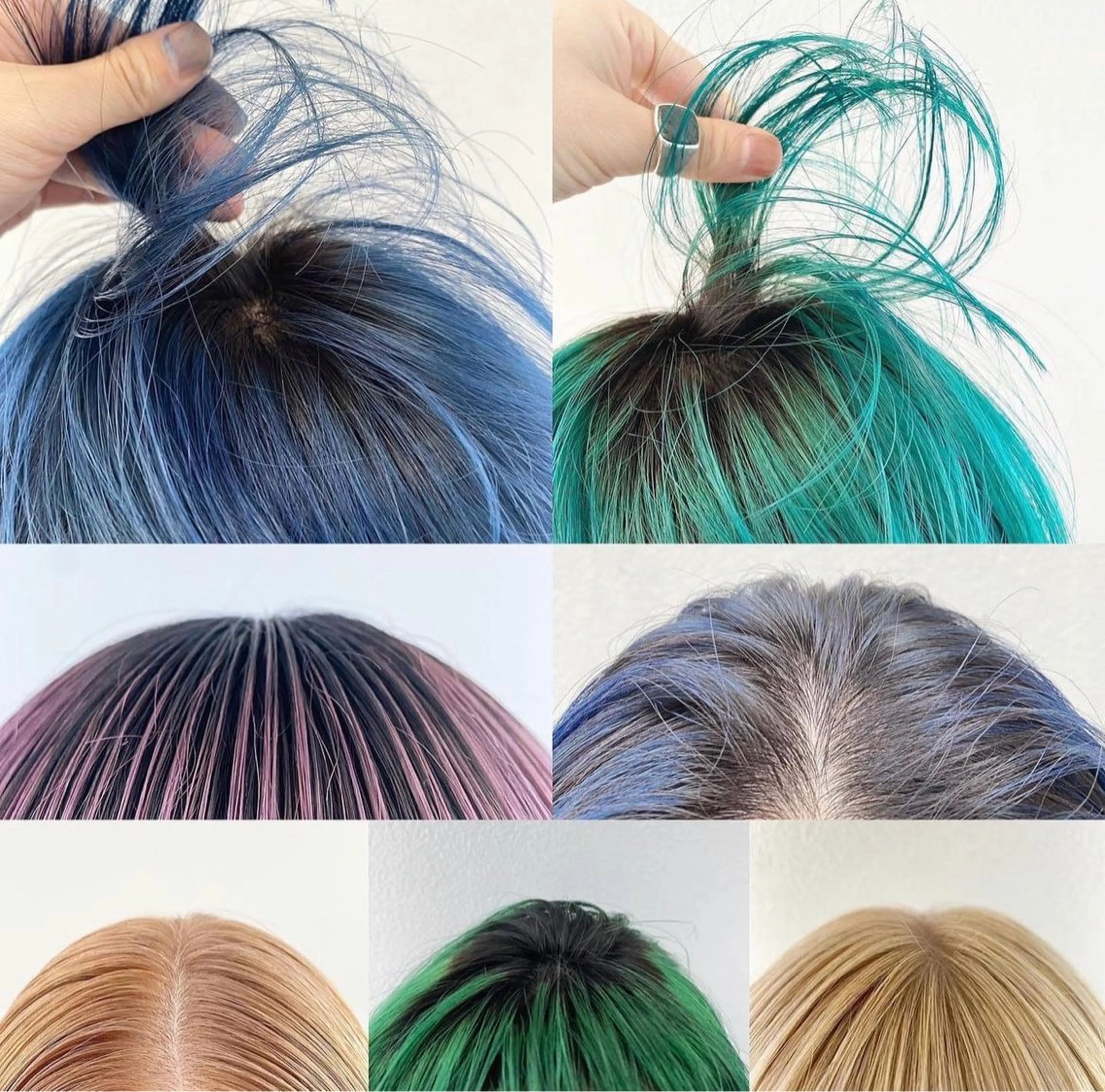 カラー コウ チホウのヘアスタイル