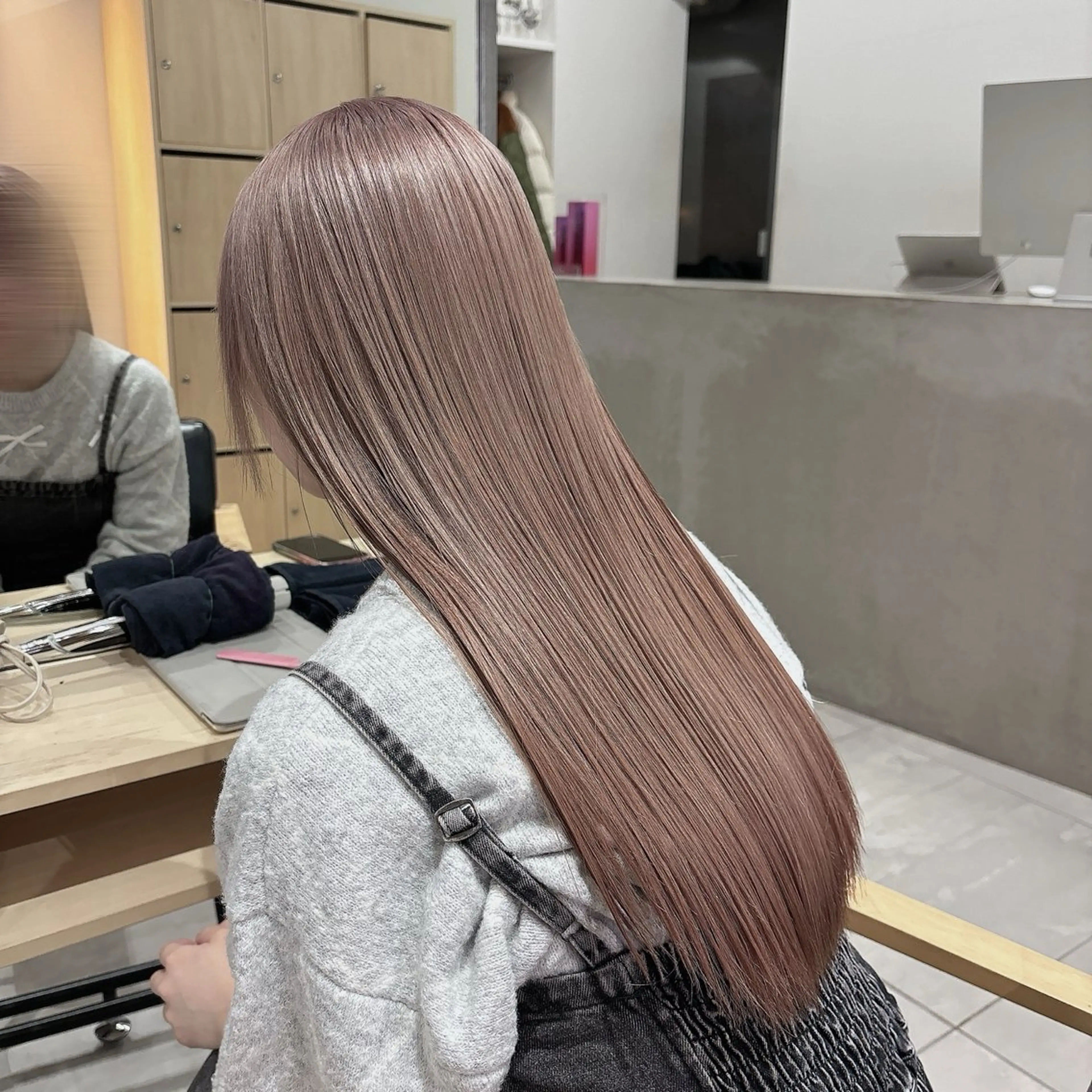 ロング ヘアカラー 🎀ほの🎀 ミルクティー♡表参道のヘアスタイル