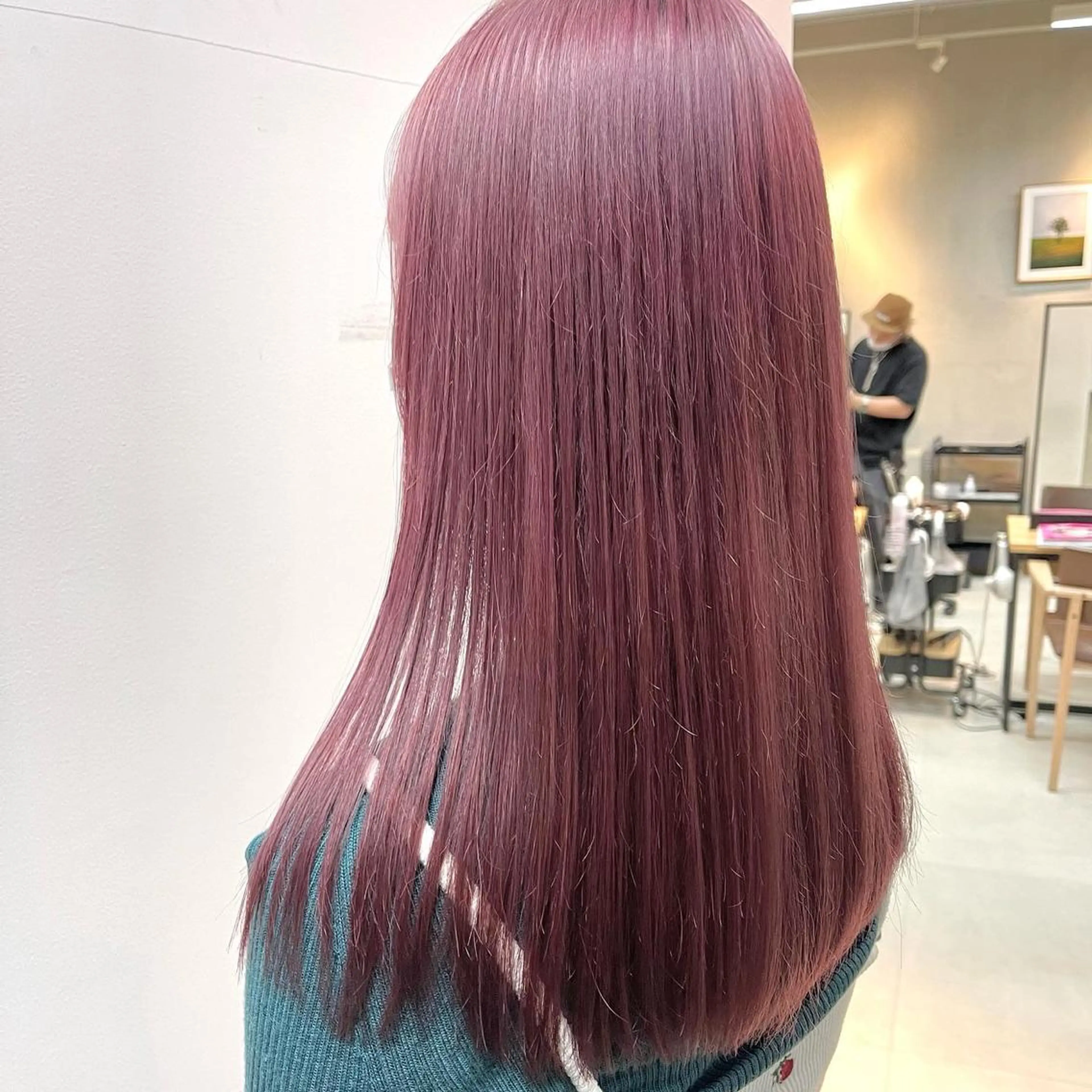 ロング カラー ブリーチ ピンクカラー ローズカラー 似合わせショート×透 明感/やじまたかしのヘアスタイル