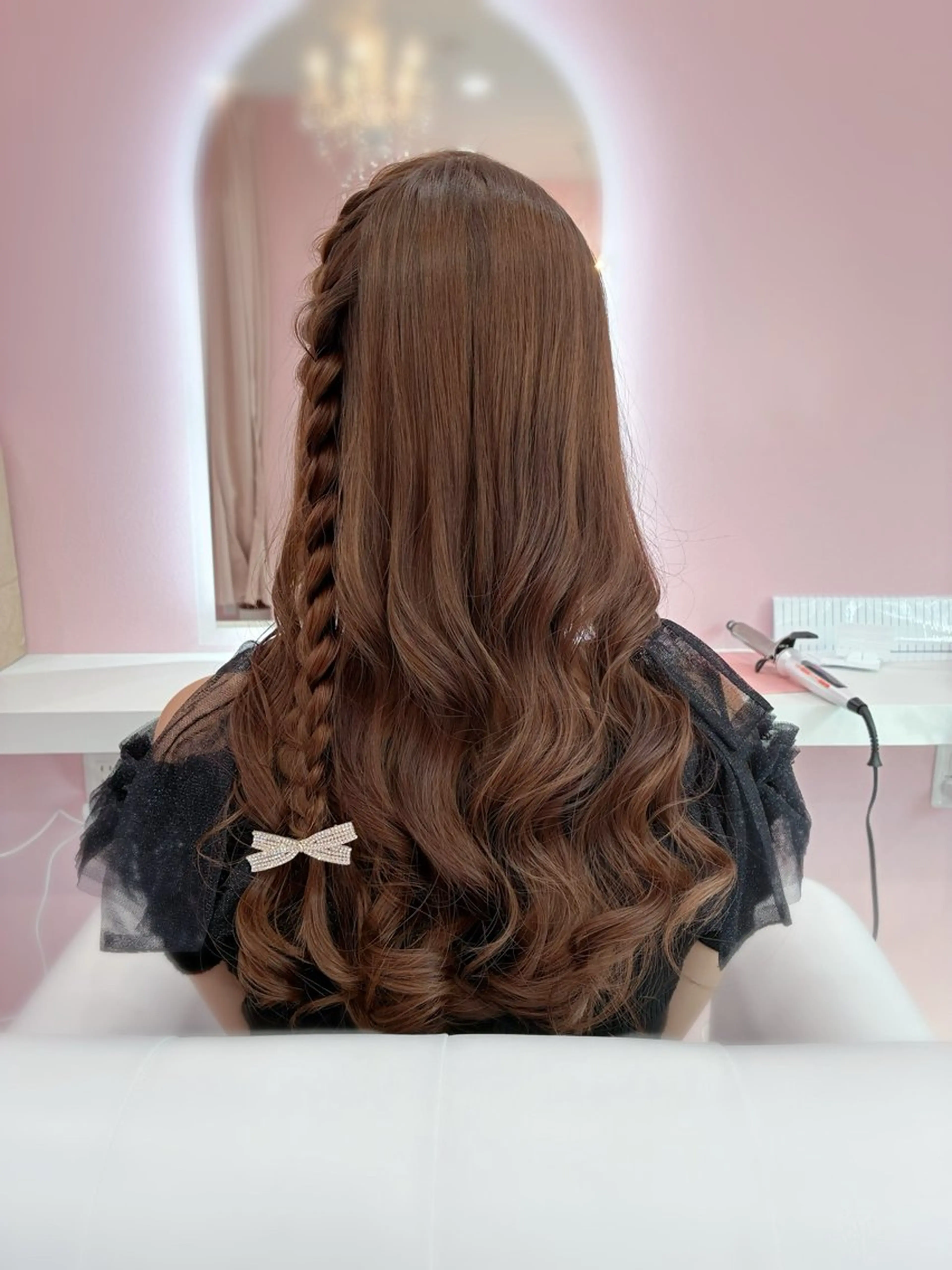 ロング ヘアアレンジ ヘアセット Set Salon Mémoire by miuprierre所属・推し活🪄🩷 川上 佳奈のヘアスタイル