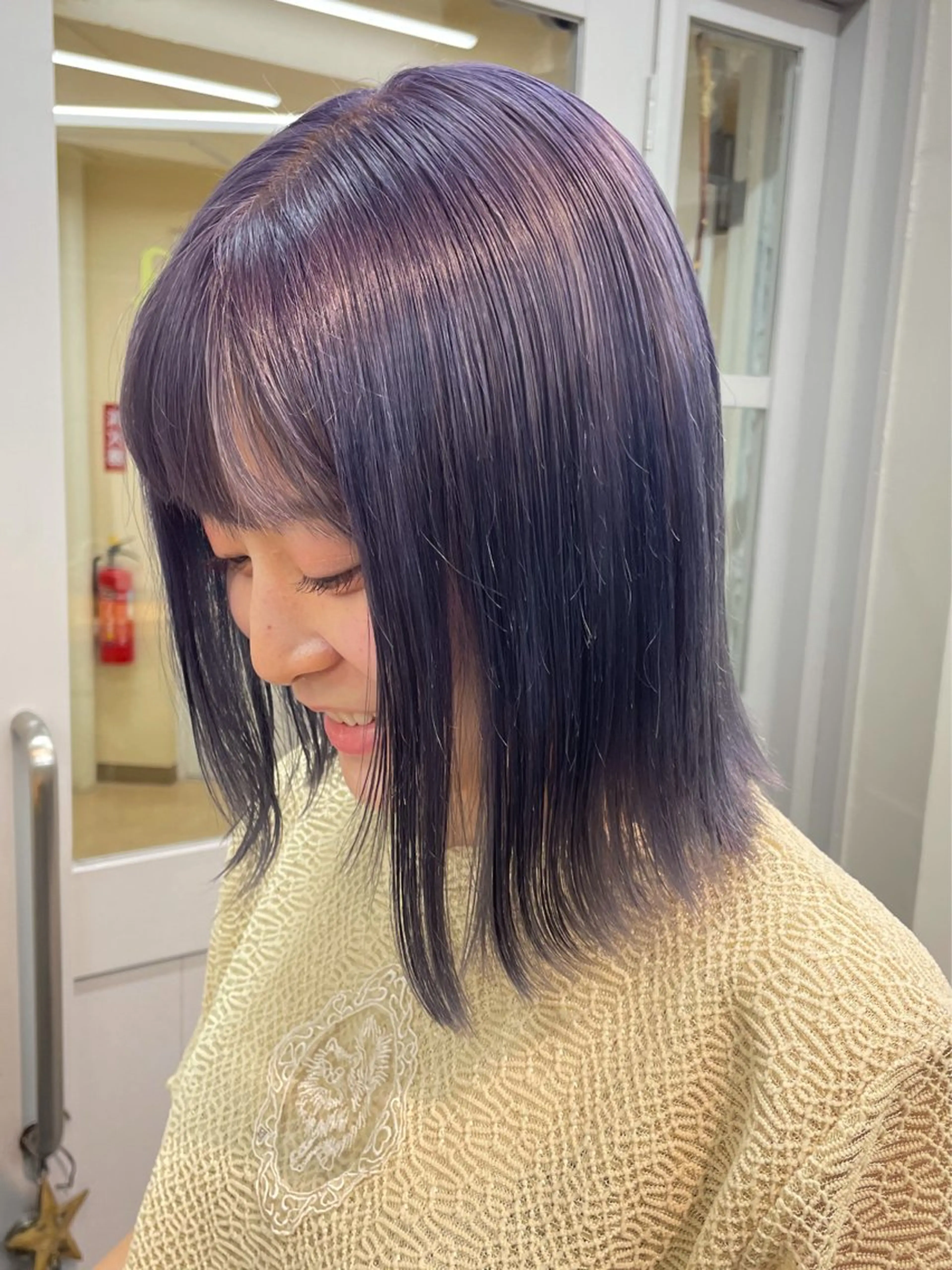 ミディアム カラー 🌸柔らかハイトーン 🧃Shionのヘアスタイル