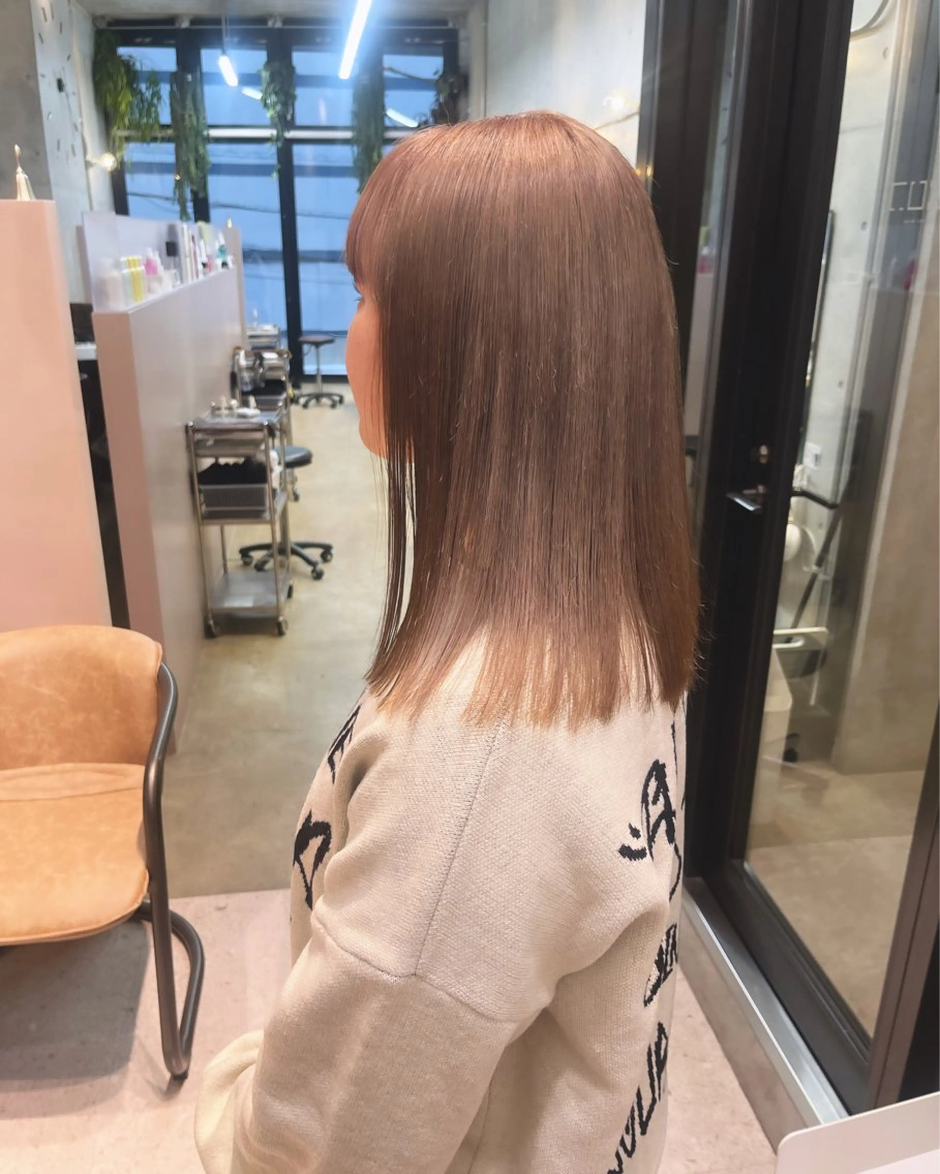セミロング カラー ヘアカラー トリートメント 🍊🍊COコ かぢあおい🍊🍊のヘアスタイル
