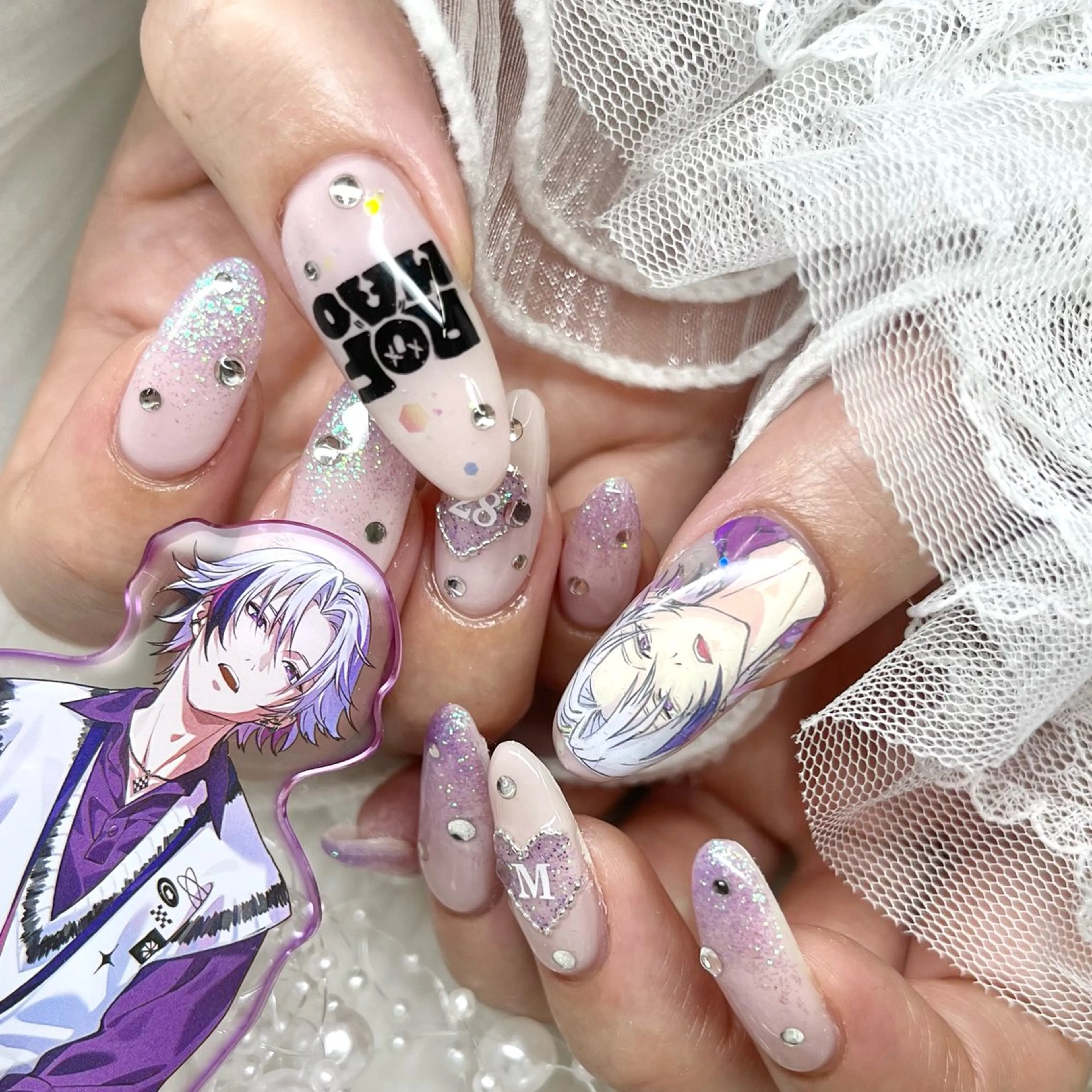 プレインシート　痛ネイル プレインシート 有料パーツあり｜池袋痛ネイル Nok. 渡辺の