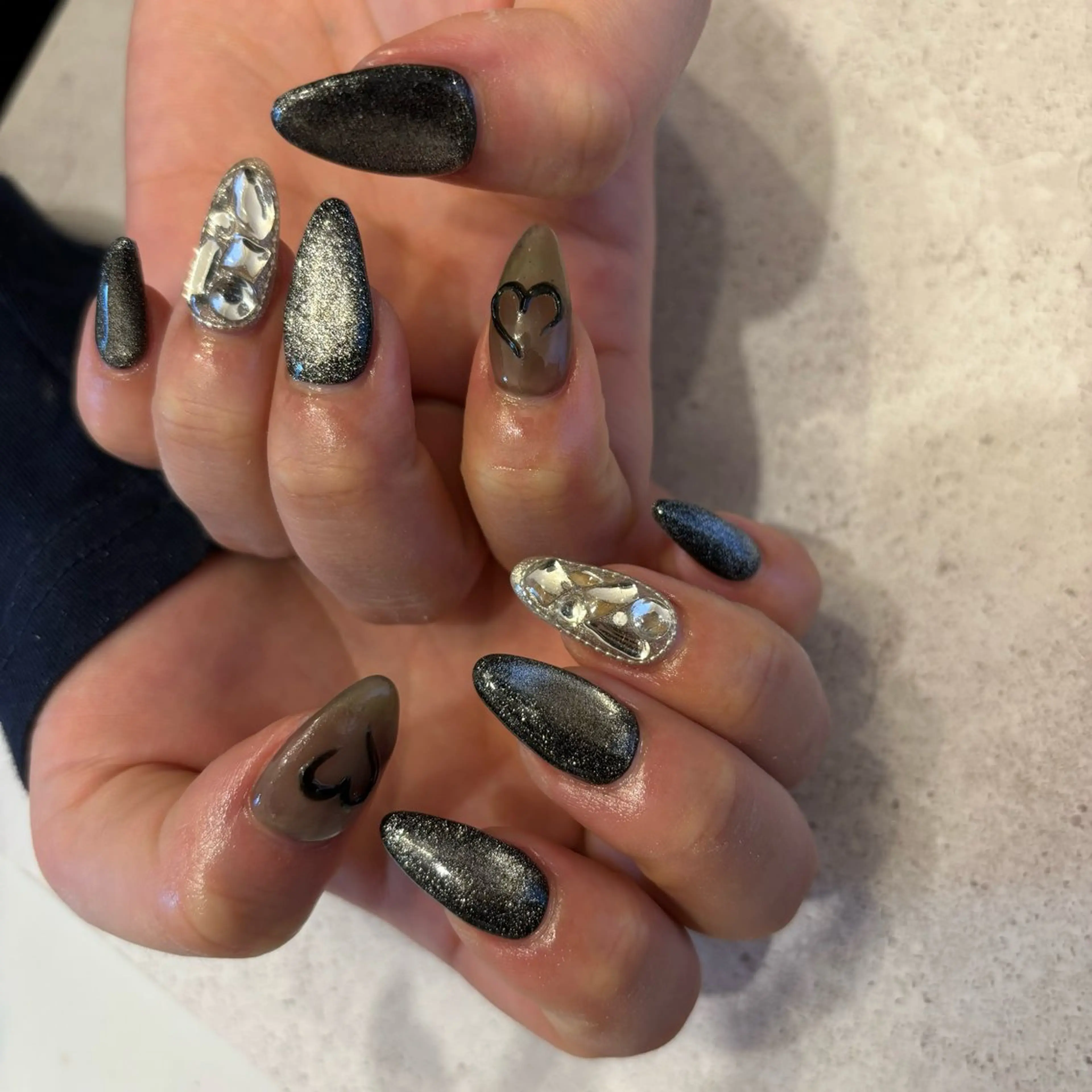 ネイル ハンドネイル Sea  nail by emaのネイルデザイン